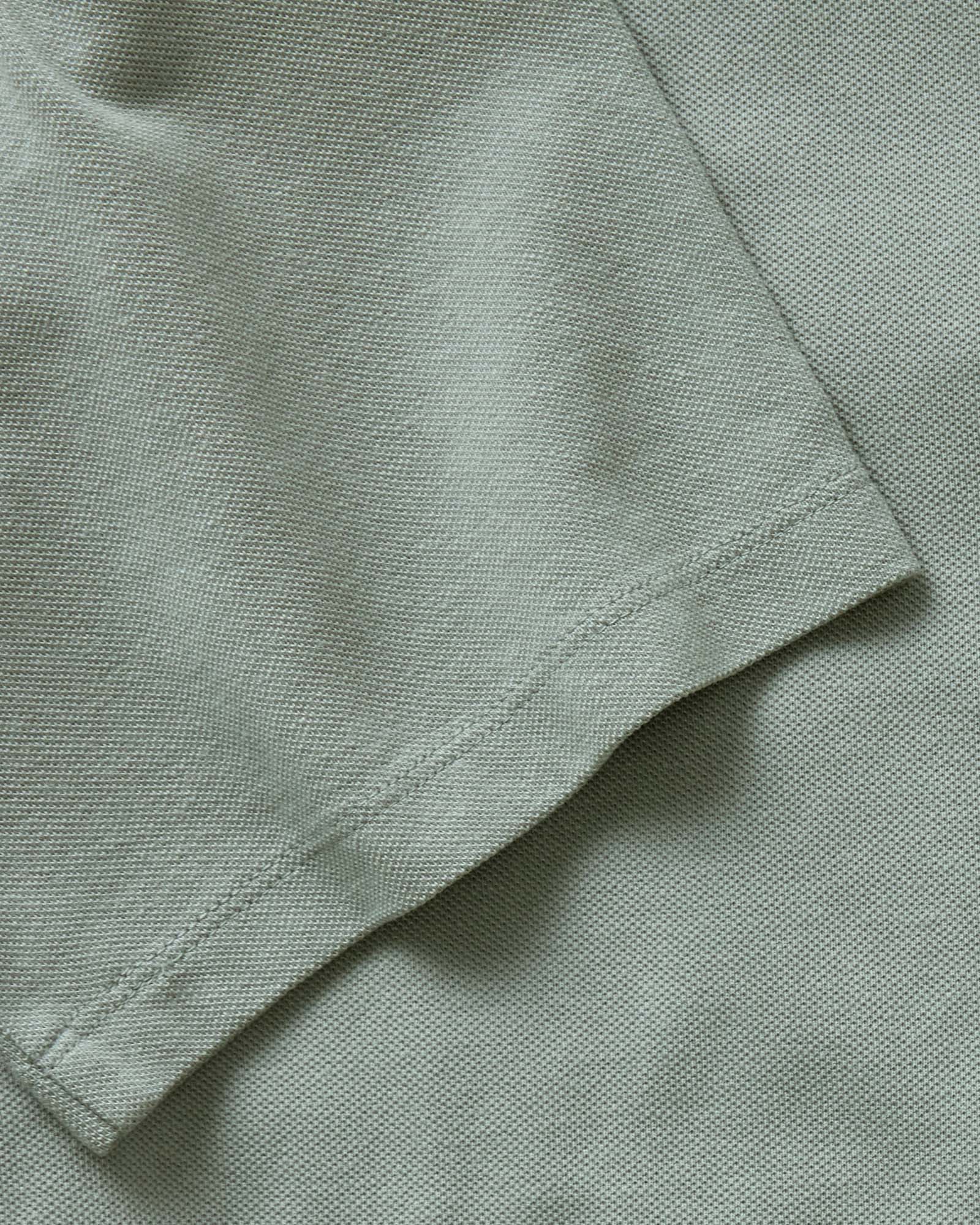 The Baseline Polo Surf Green Pique