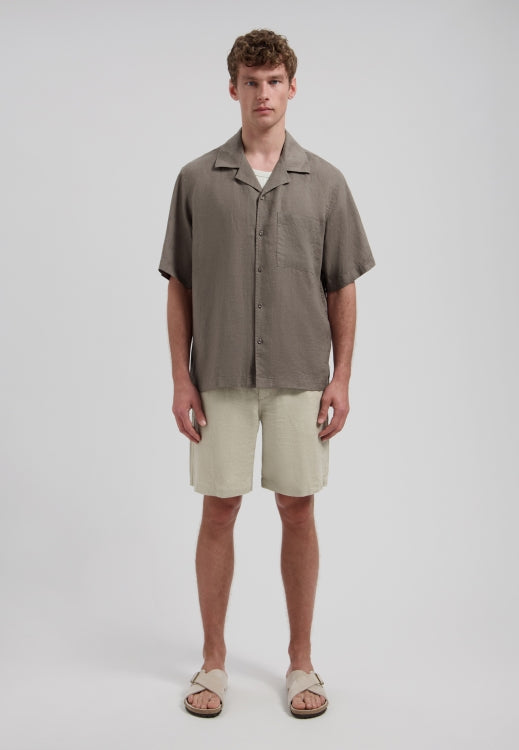 Hero Resort Shirt Grey Brown