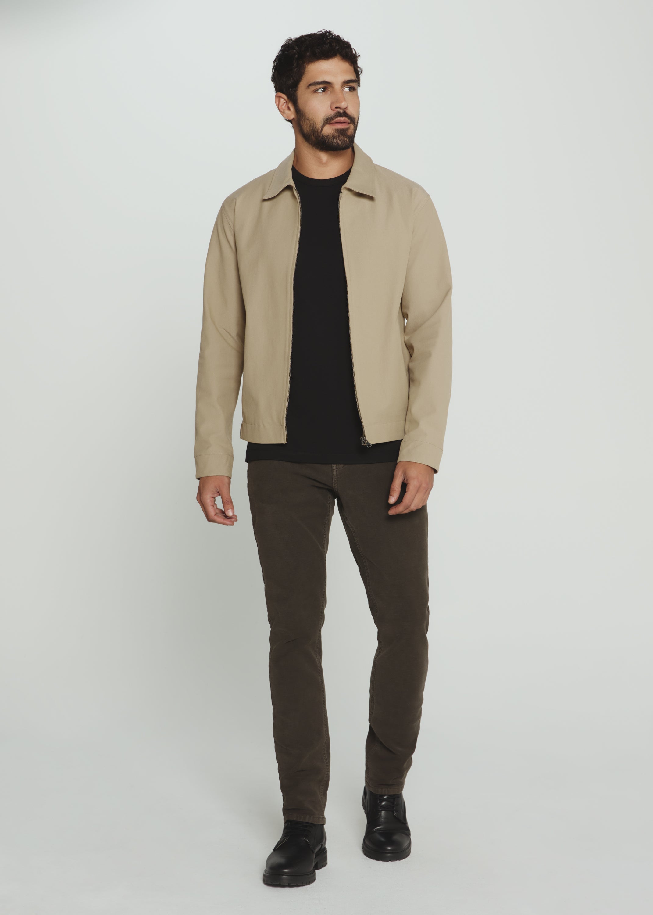 Baron Full Zip Jacket Khaki