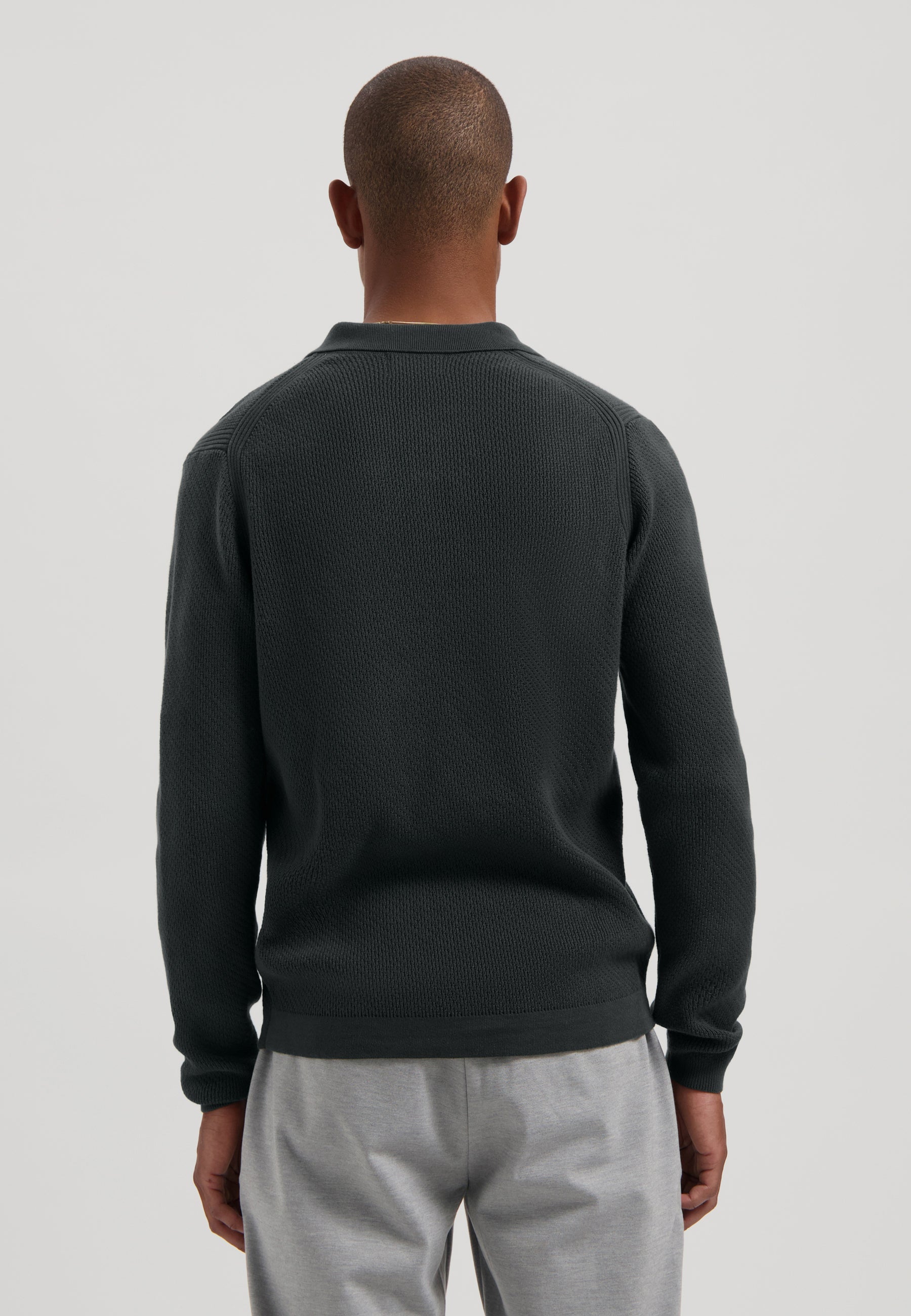 Kostas Longsleeve Polo Forest River