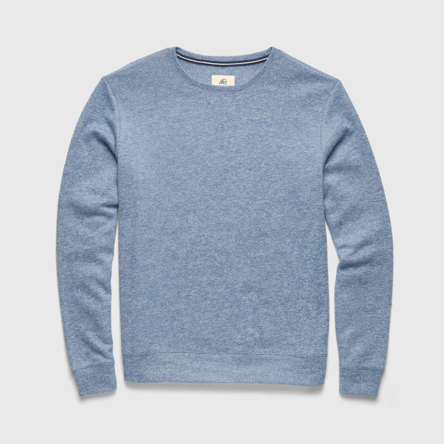 Butch Cashmist Fleece Crewneck Slate Blue Heather