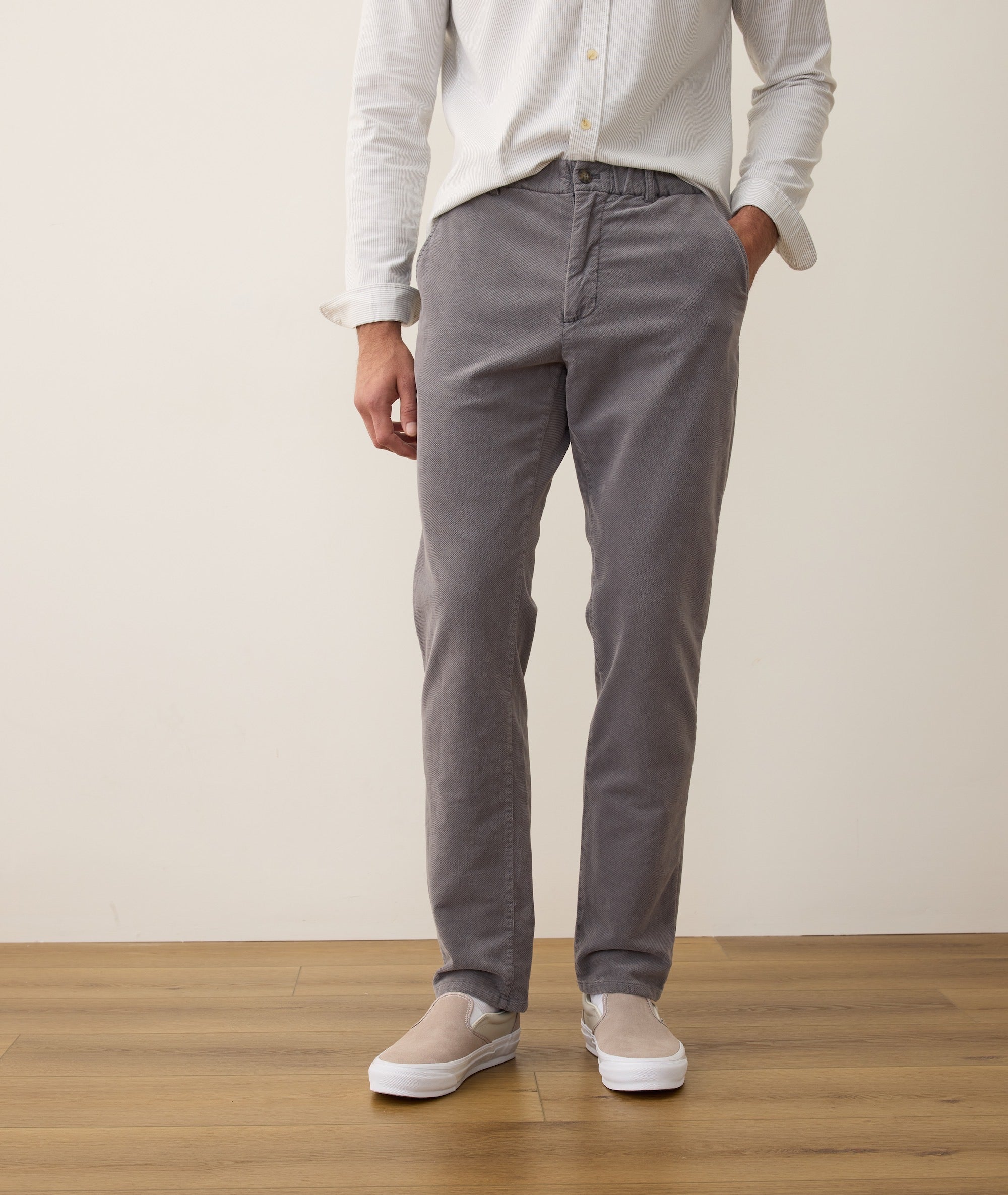 Saturday Slim Straight Moleskin Chino Mockingbird