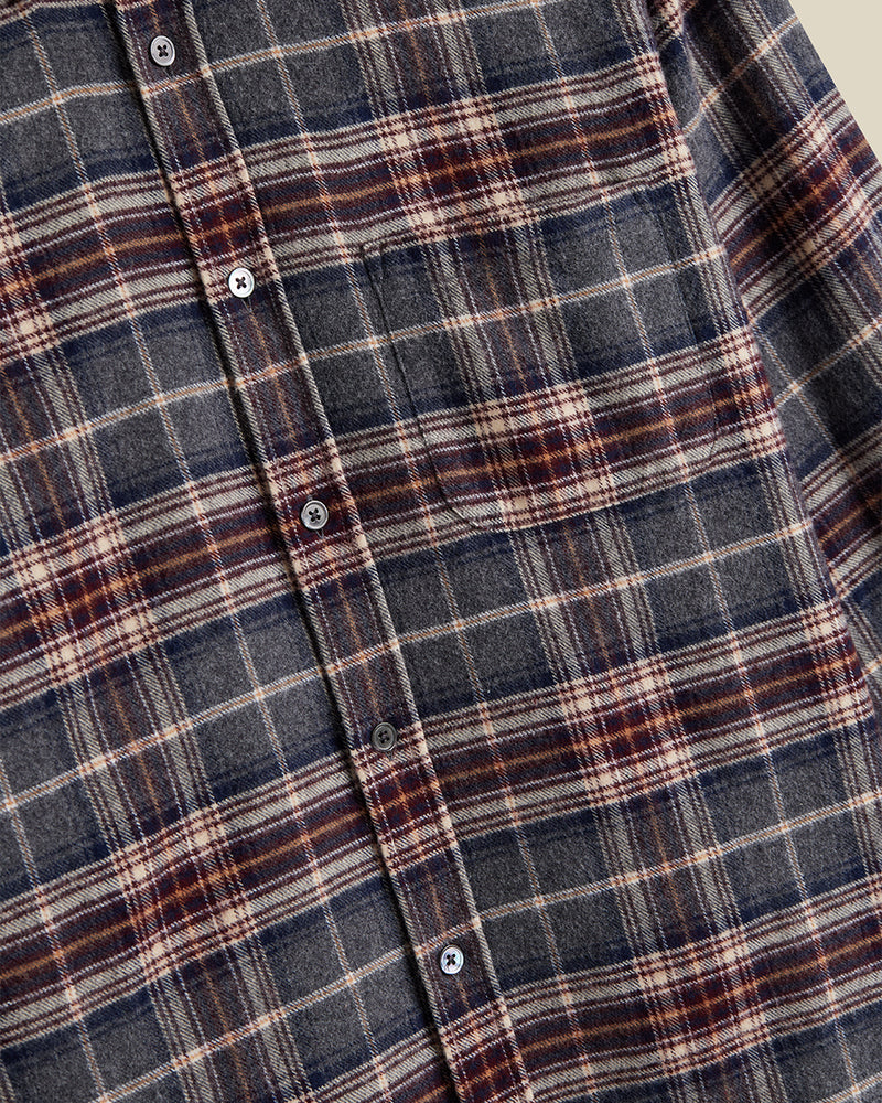 Augusta Plaid Shirt Charcoal Multi