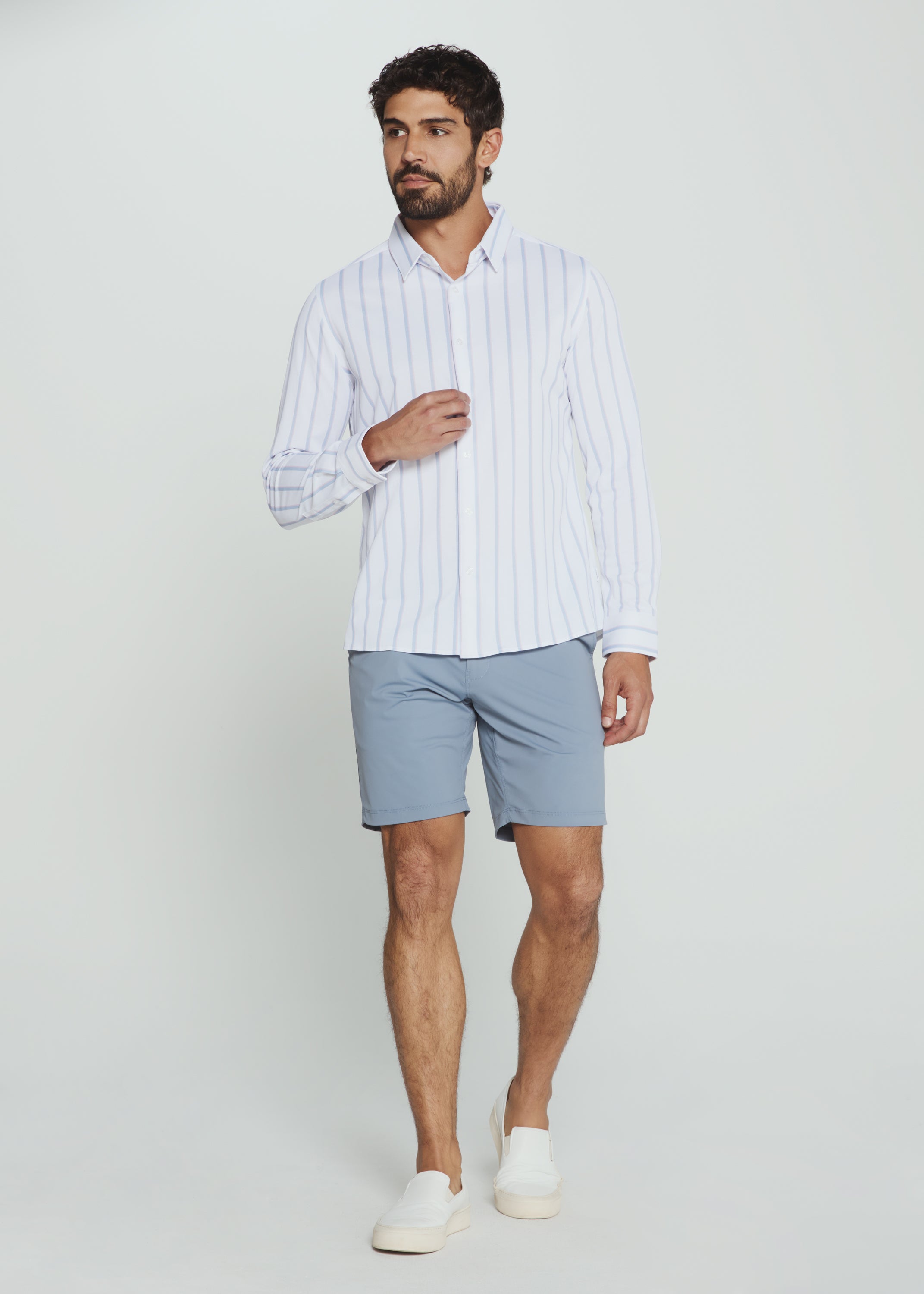 Alton Long Sleeve Shirt White