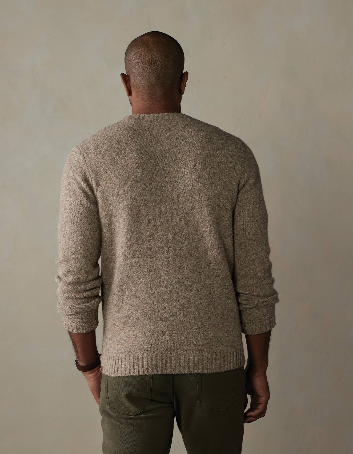 Homebound Crewneck Sweater Toasted Chestnut
