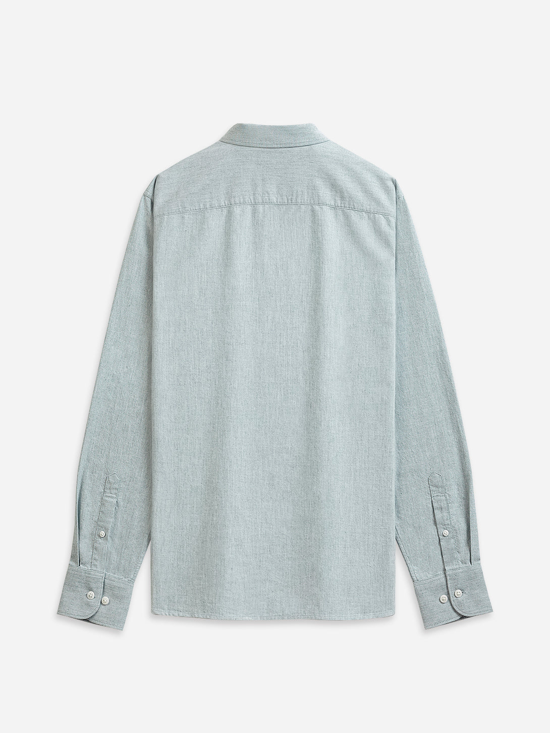 Fulton Heather Oxford Shirt Lead Heather