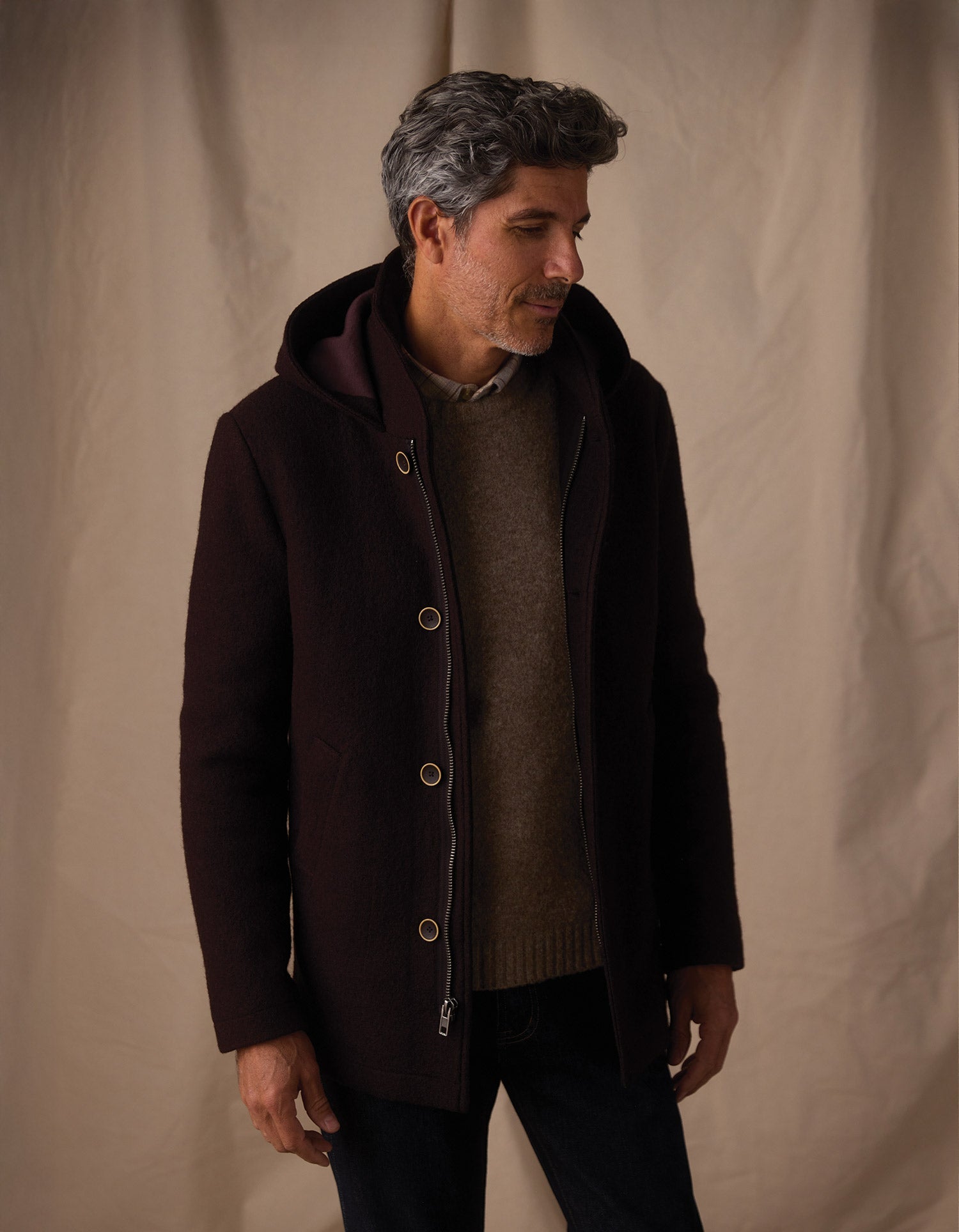 Balboa City Peacoat Midnight Brown