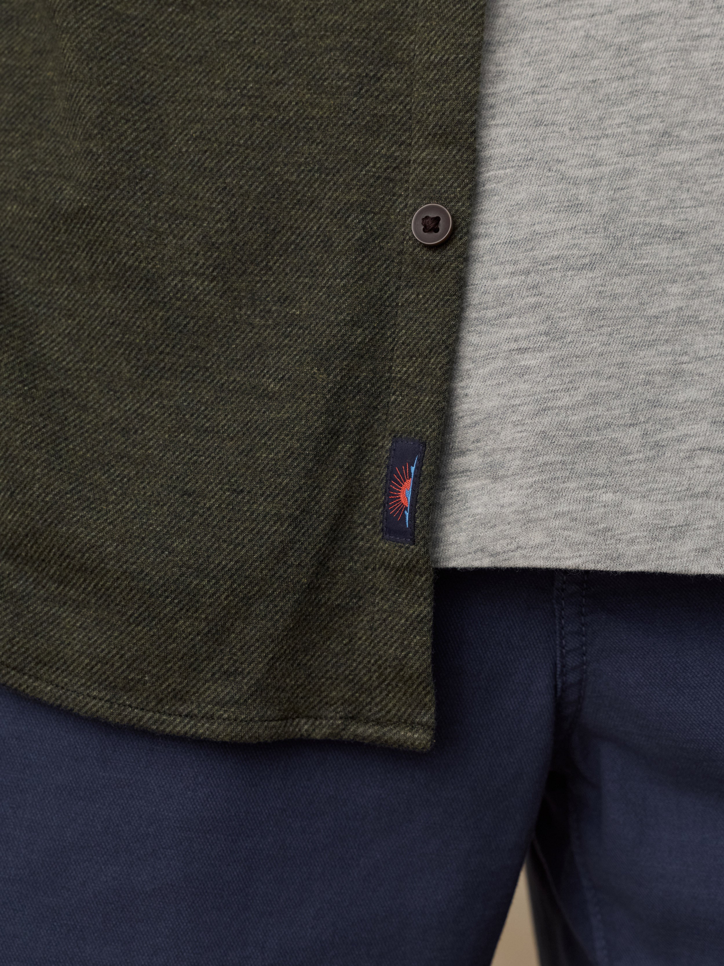 Coastline Knit Shirt Forest Canyon Twill