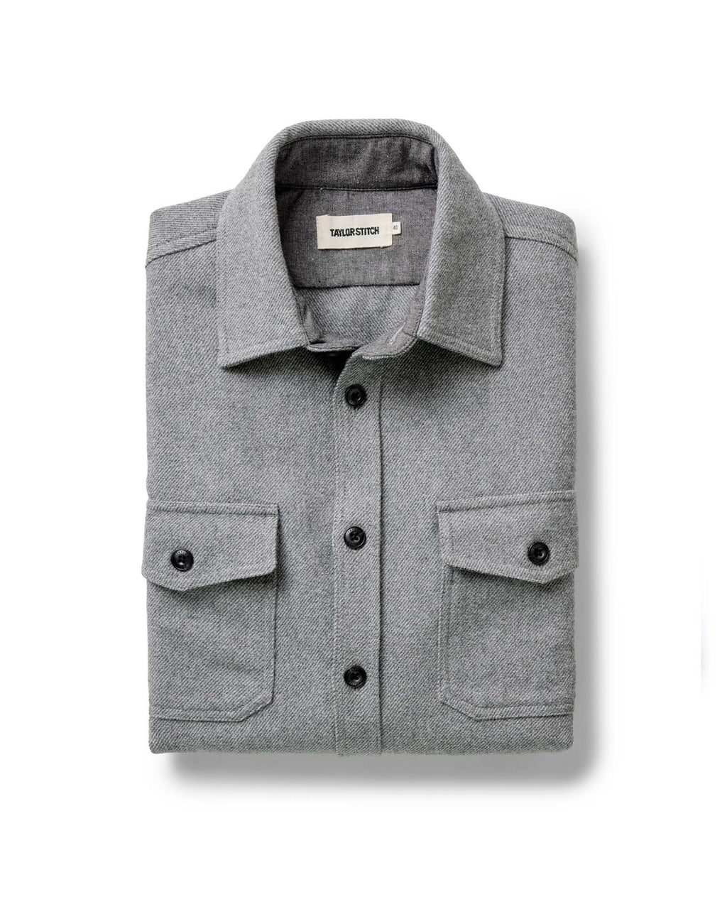 The CPO Shirt in Twill Ash Heather