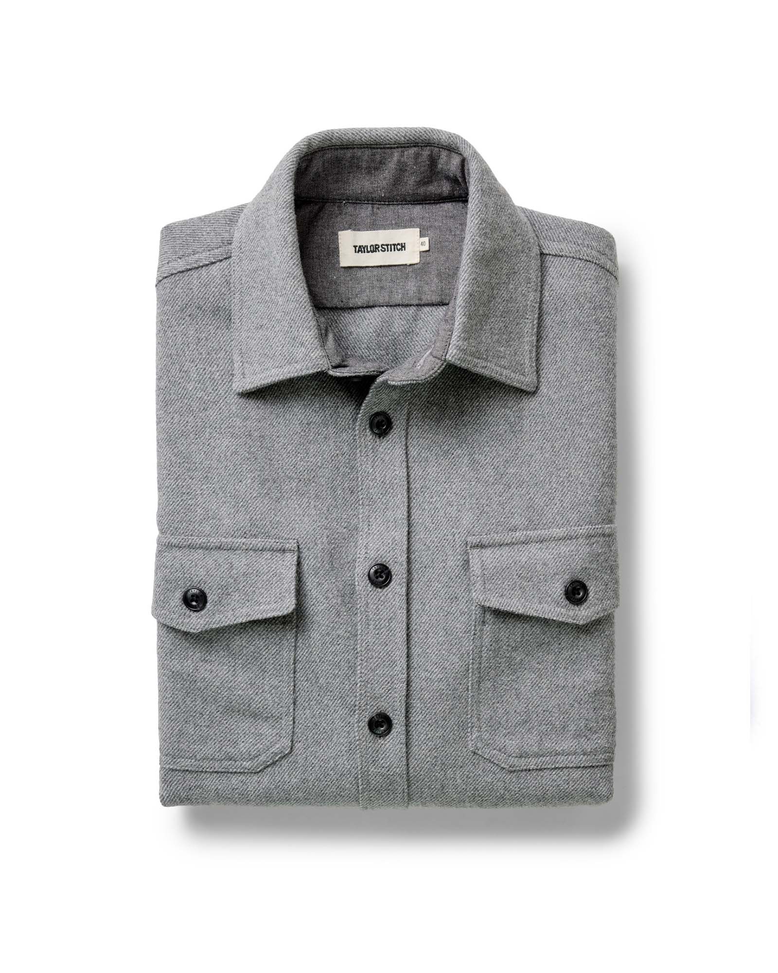 The CPO Shirt in Twill Ash Heather