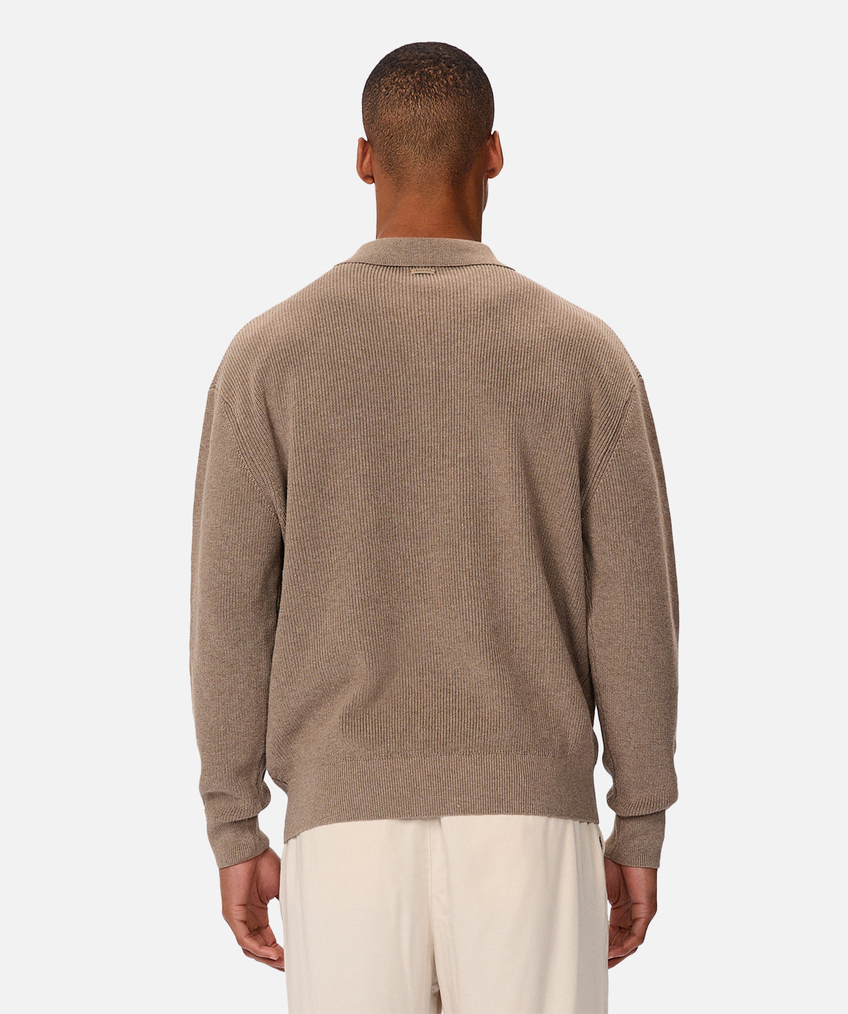 The New England Polo Knit Walnut