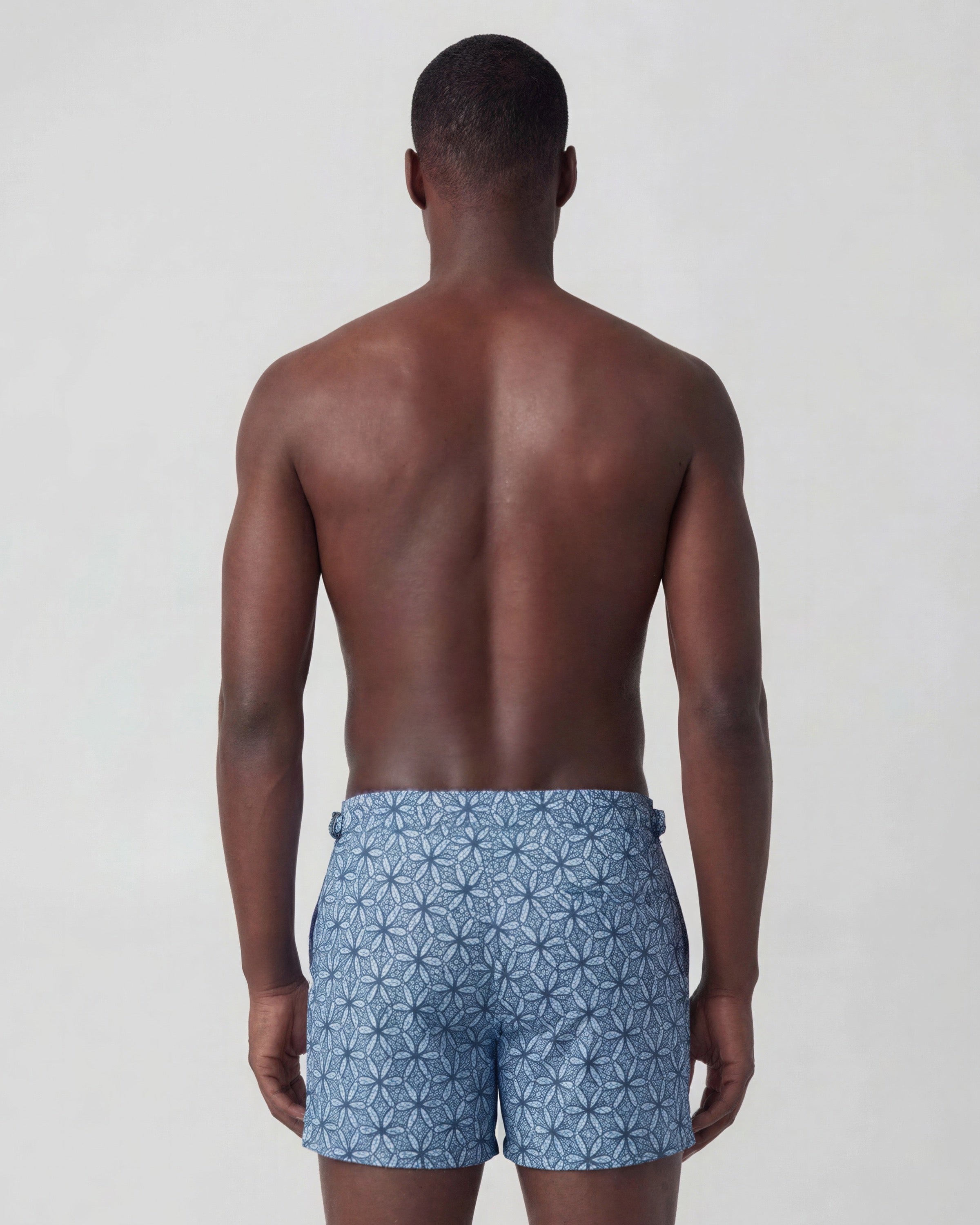 Dragon Pool Swim Short Tribal Blue