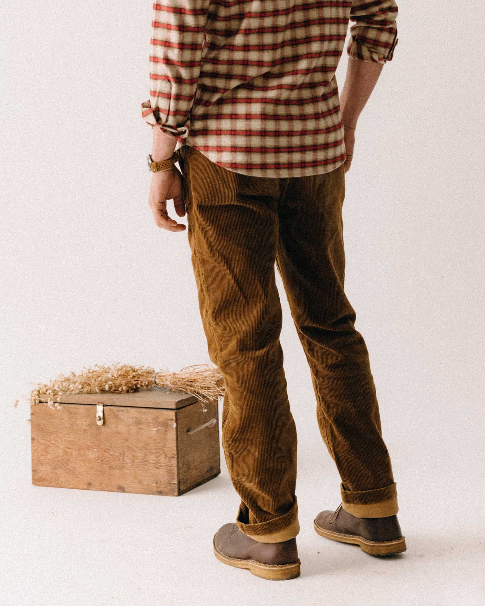 The Carnegie Pant in Corduroy Bourbon
