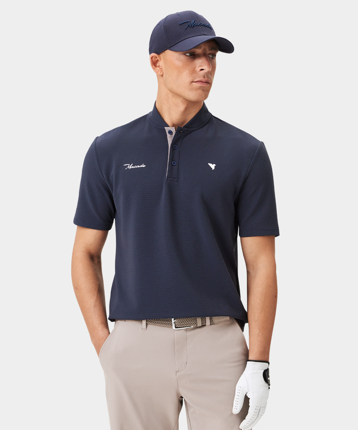 Heath Bomber Shirt Dark Blue