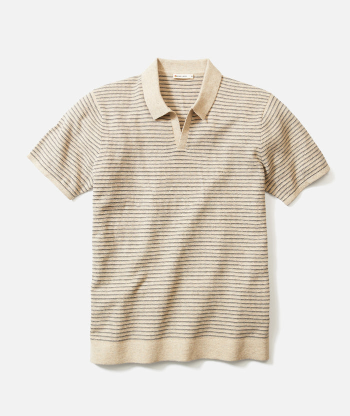 Liam Sweater Polo Natural/Charcoal