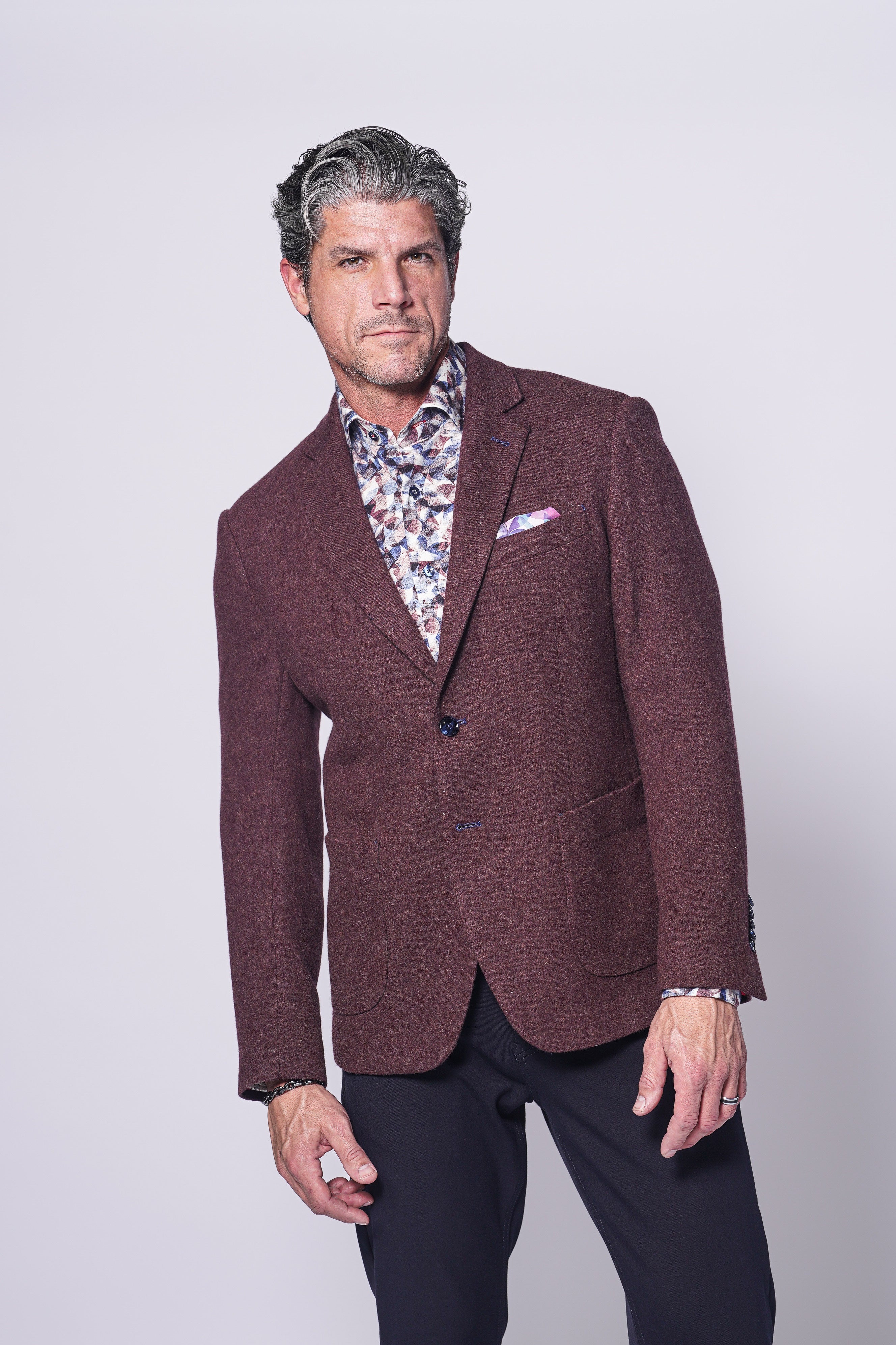 Gallagher Blazer Burgundy