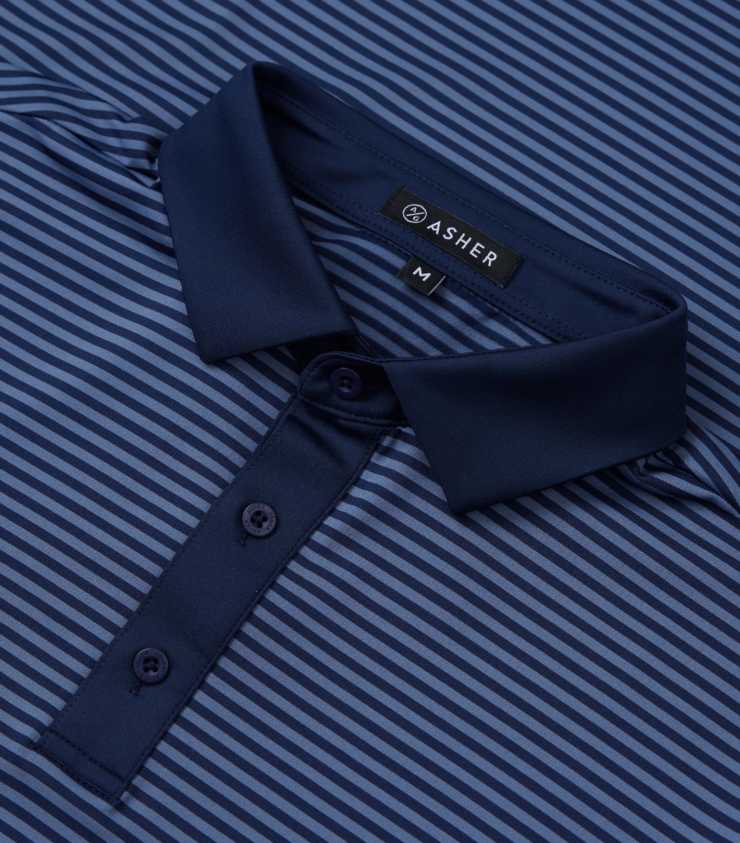 Traverse Stripe Polo Tempest