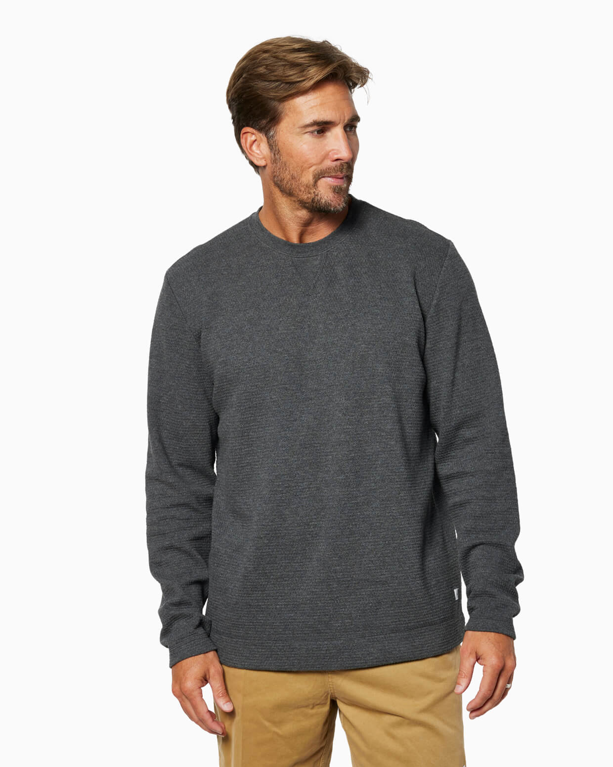 Tahoe Long Sleeve Crew Smoke Heather