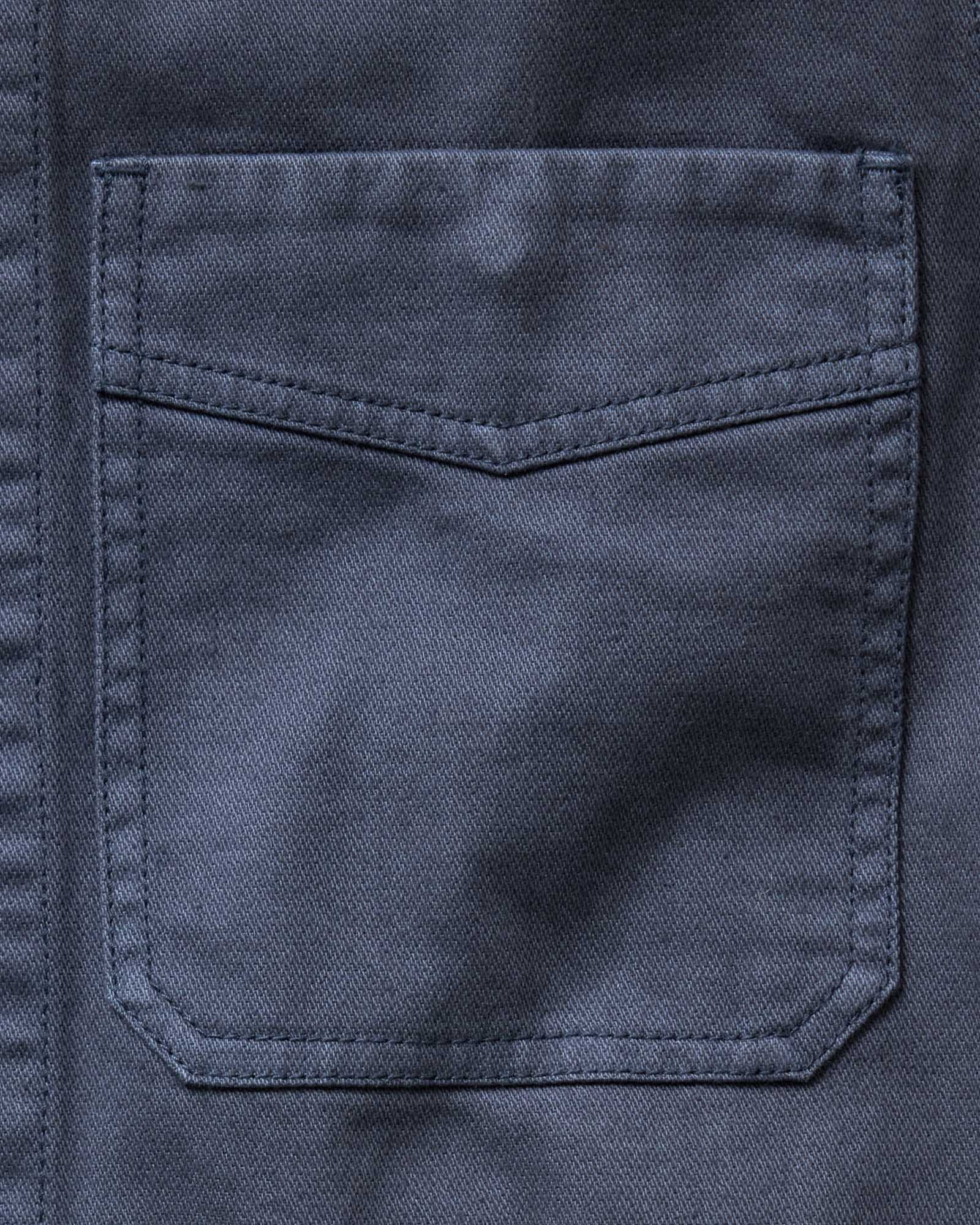 The Station Jacket Petrol Blue Broken Twill