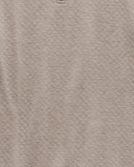 Bradner Quarter Zip Mock Neck Dark Taupe