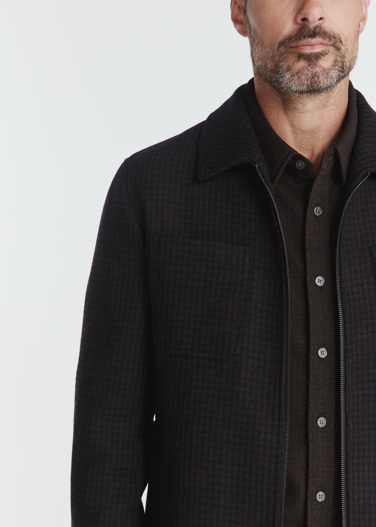 Brecken Wool Chore Jacket Navy