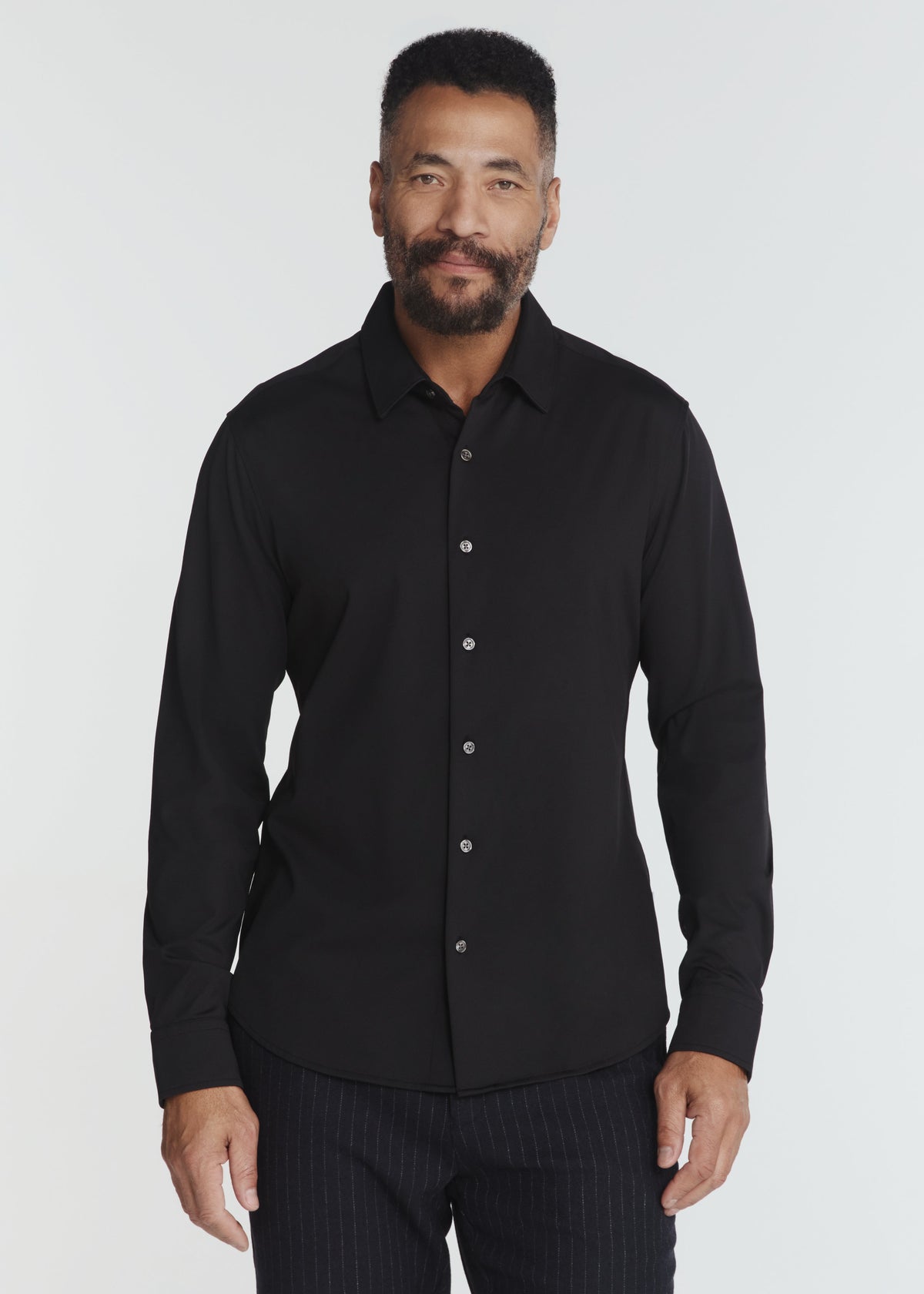Sterling Long Sleeve Shirt Black