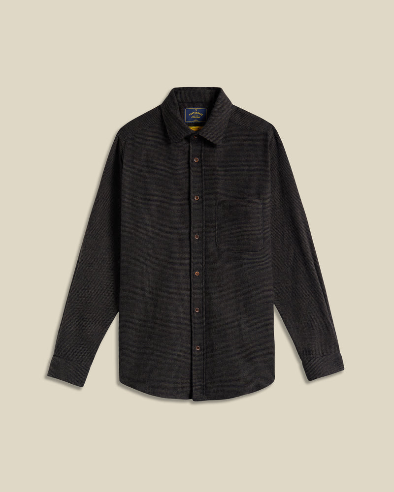 Sounds Mini Houndstooth Shirt Brown
