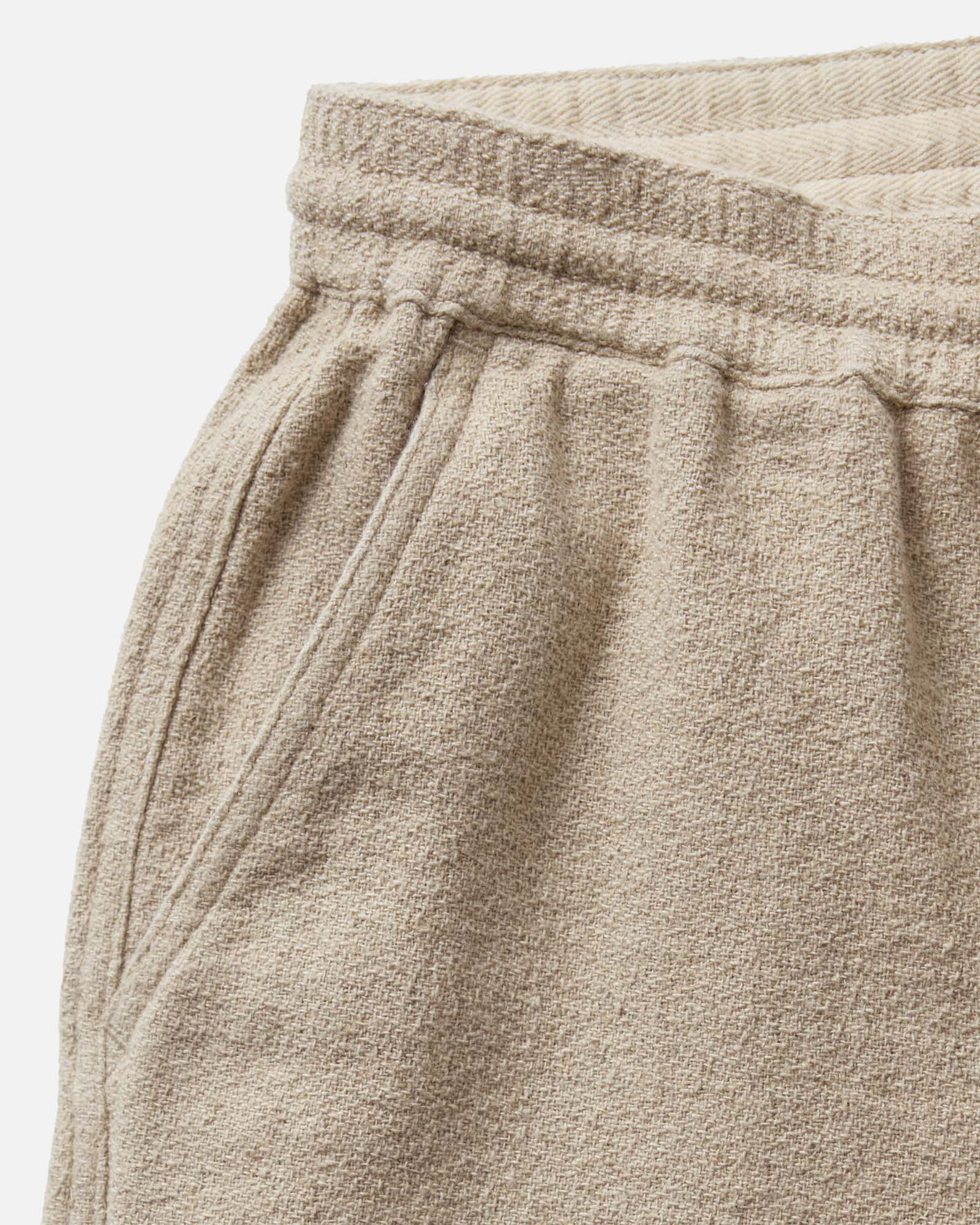 The Apres Short Heather Oat Crepe