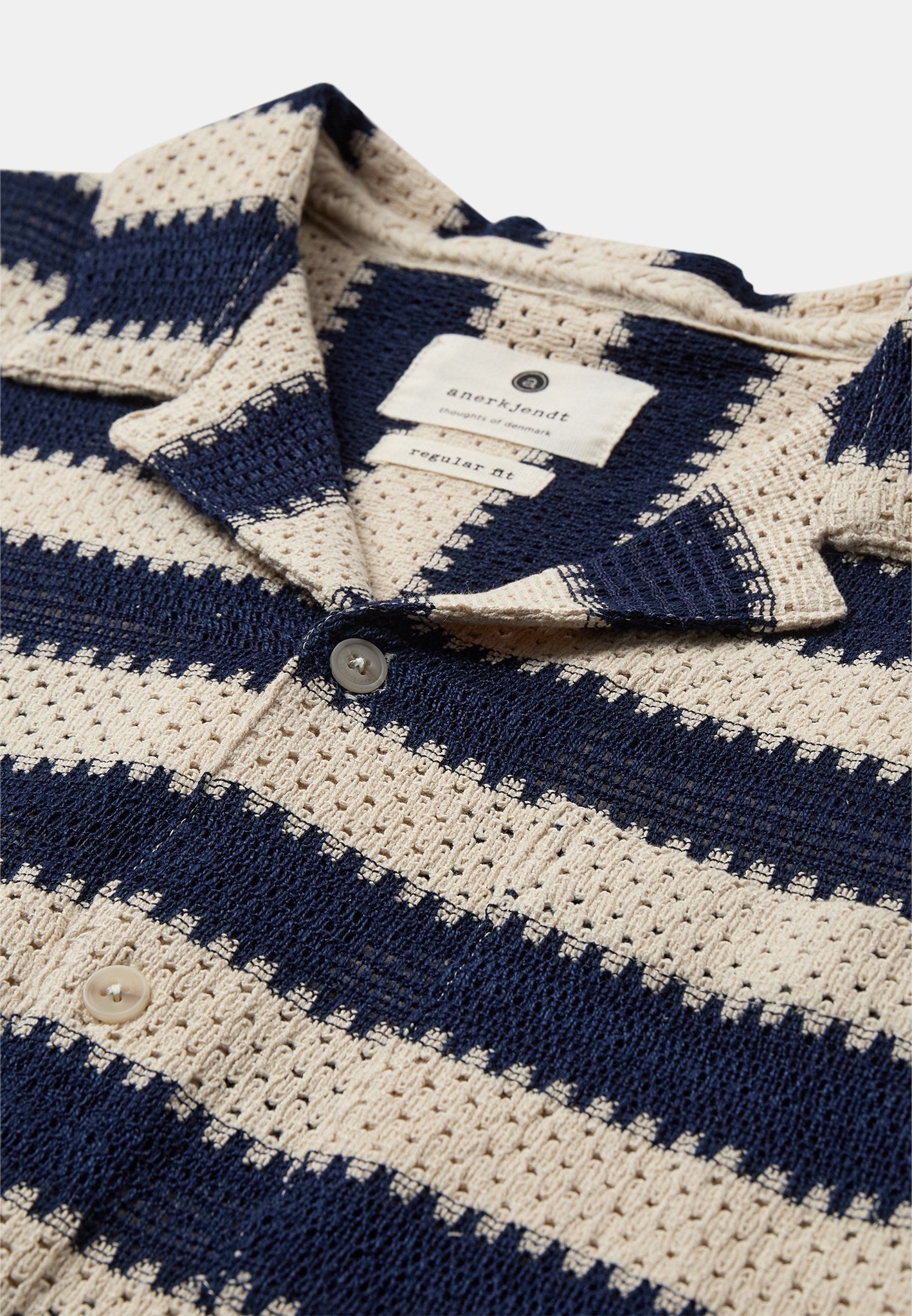 Akleander Stripe Lace Shirt Tofu