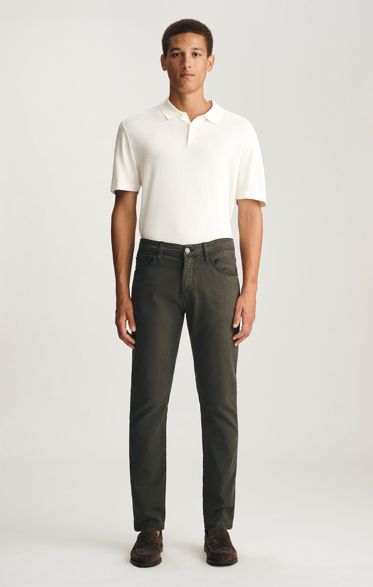 Marcus Slim Straight Luxe Twill Peat