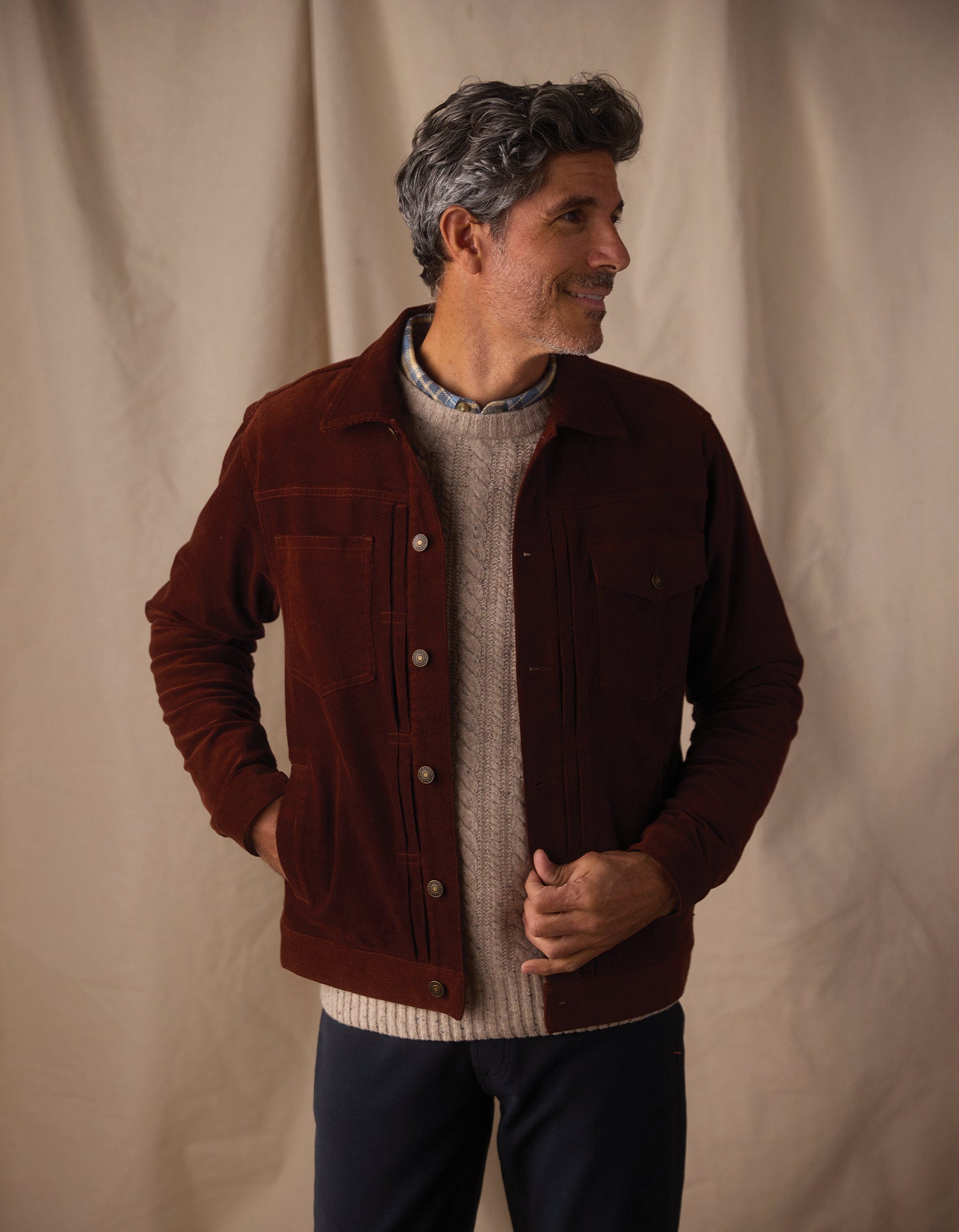 Cord Type 2 Trucker Spiced Brandy