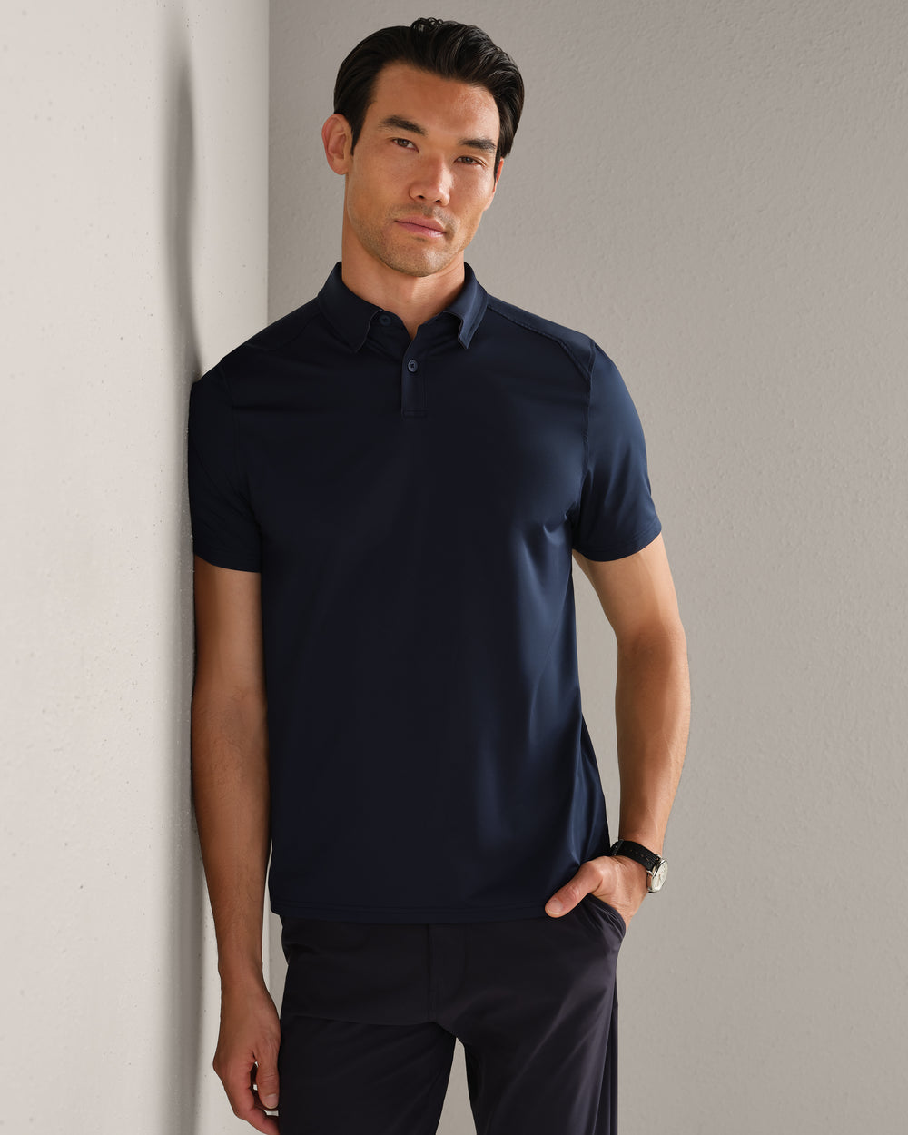 Commuter Polo True Navy Oxford