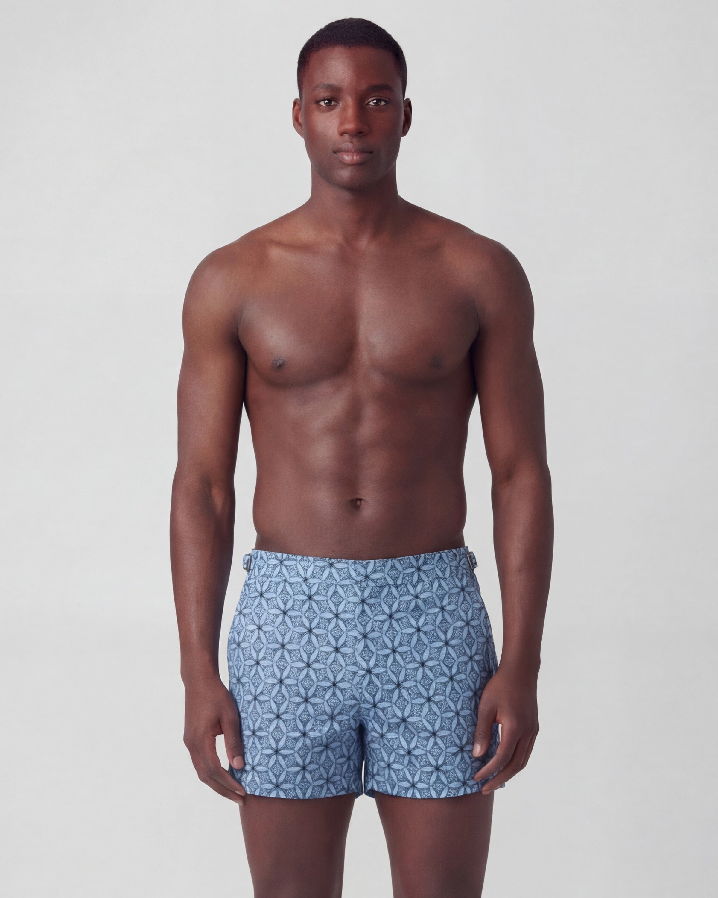 Dragon Pool Swim Short Tribal Blue