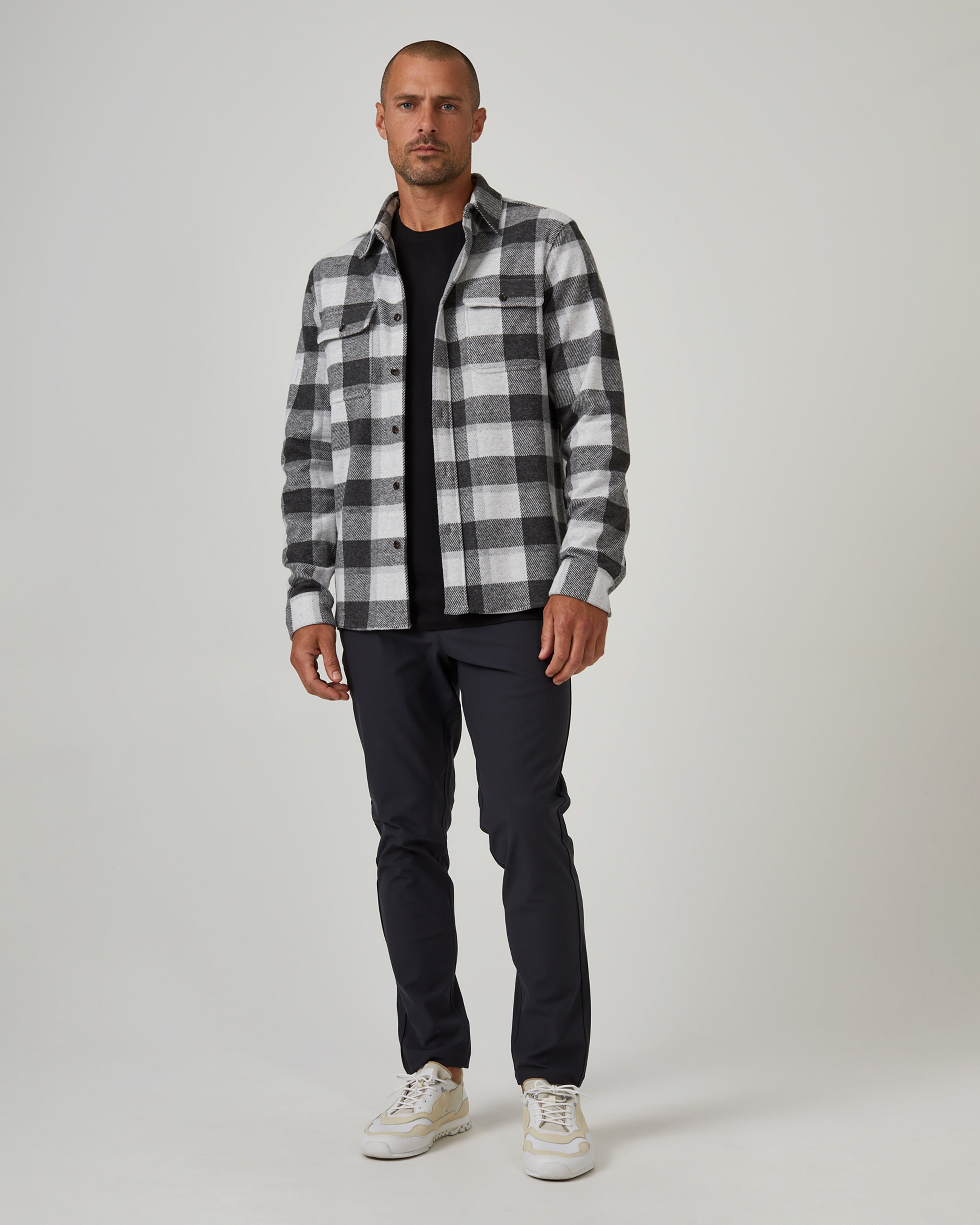 Infinity Athletic Fit Chino Pant Charcoal