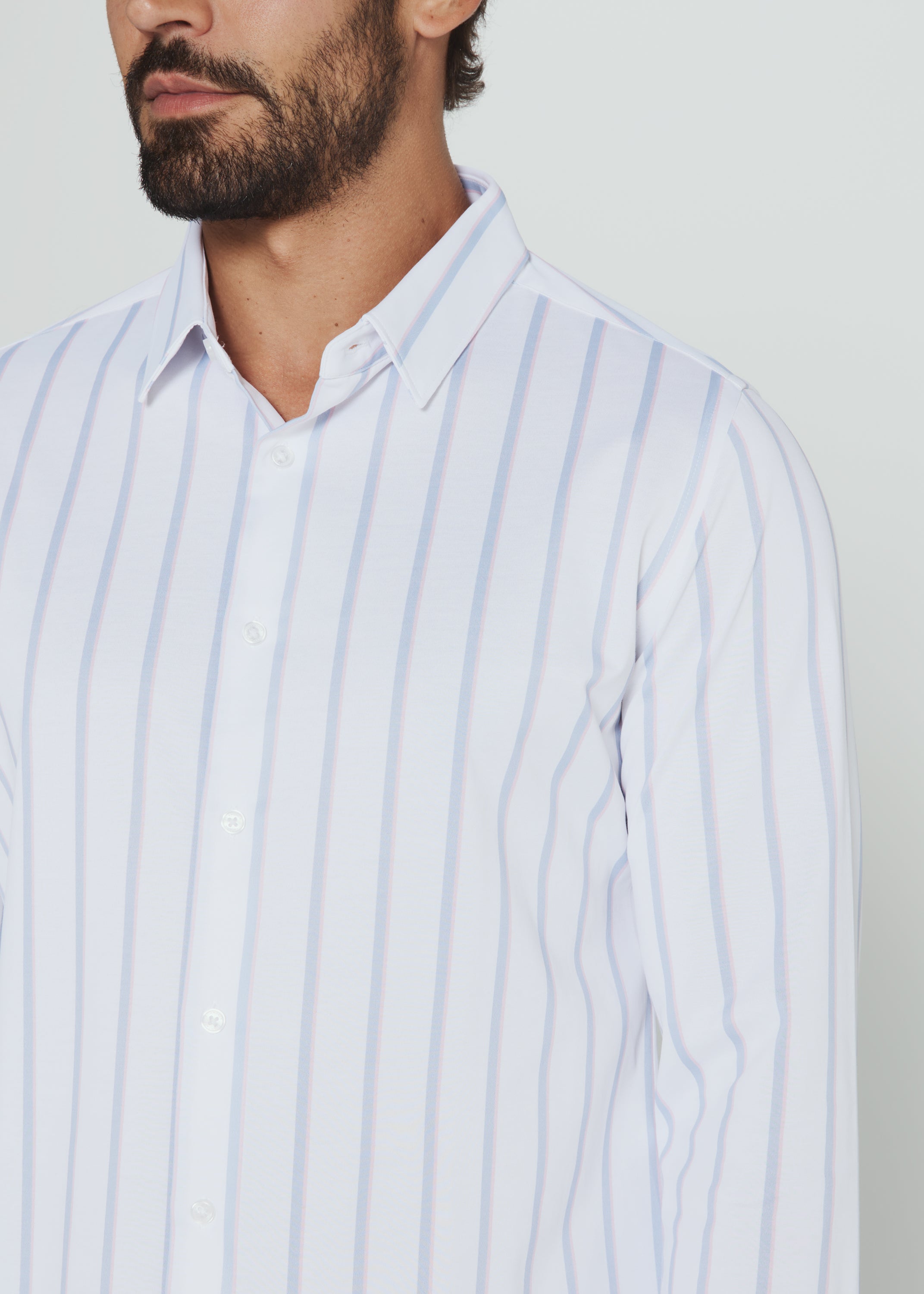 Alton Long Sleeve Shirt White