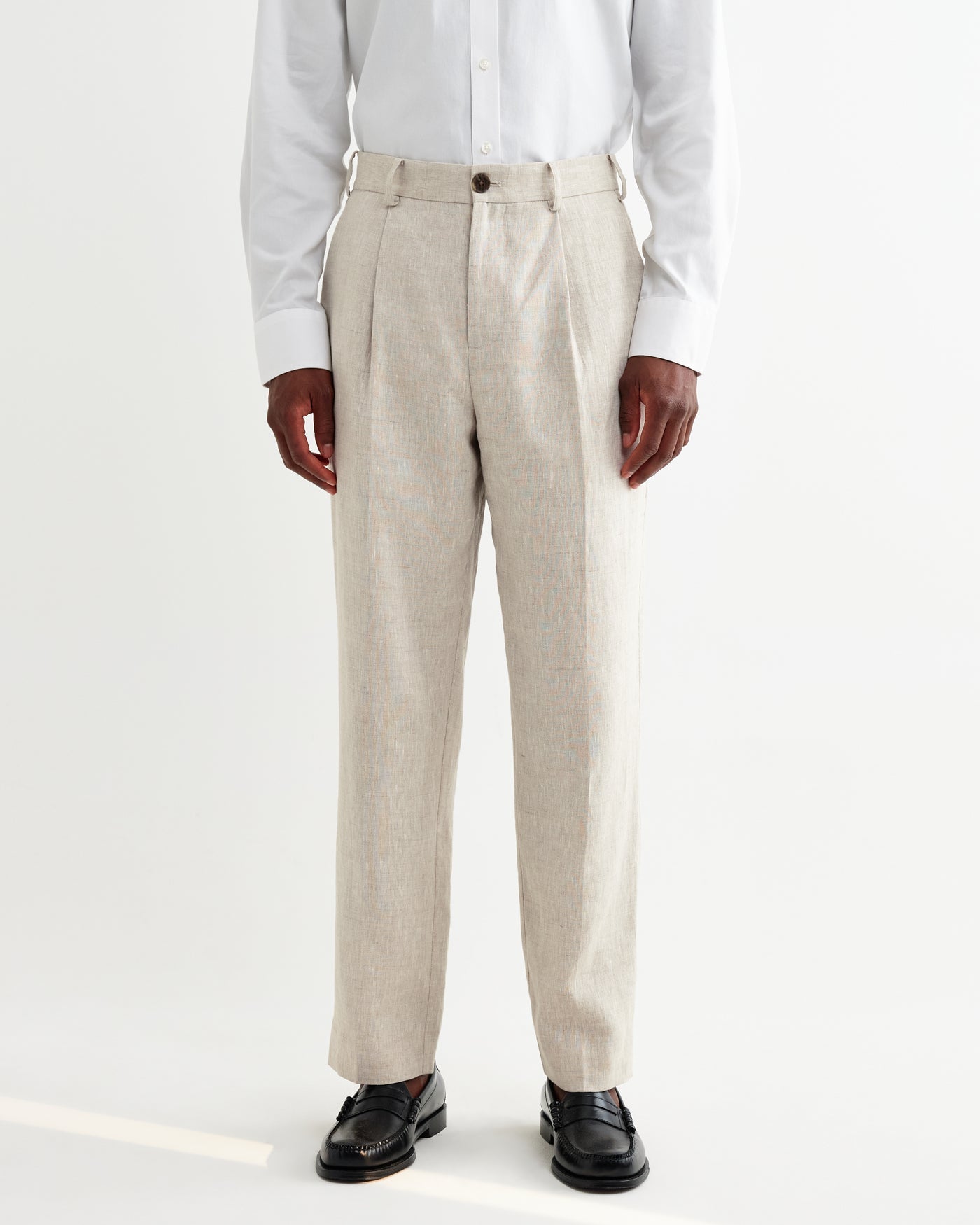 Aubyn Trouser in Linen Natural