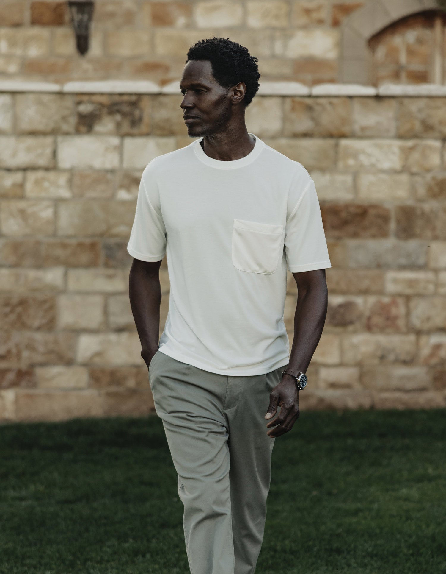Laidback Pocket Tee White