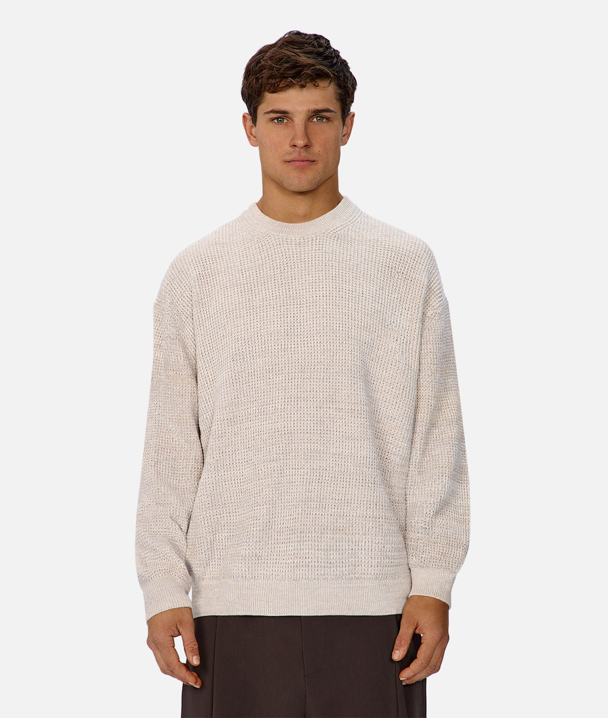 The Greenwood Knit Stone/Wheat Marl