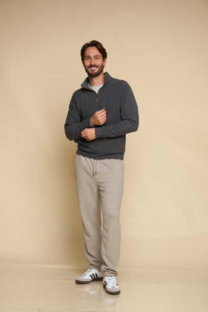 Maverick Qtr Zip Smoke