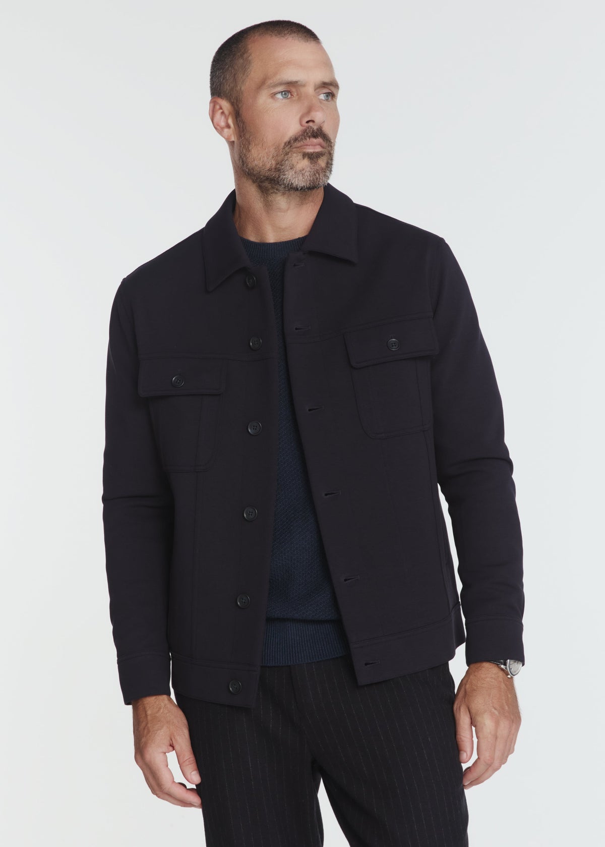 Callen Trucker Jacket Navy