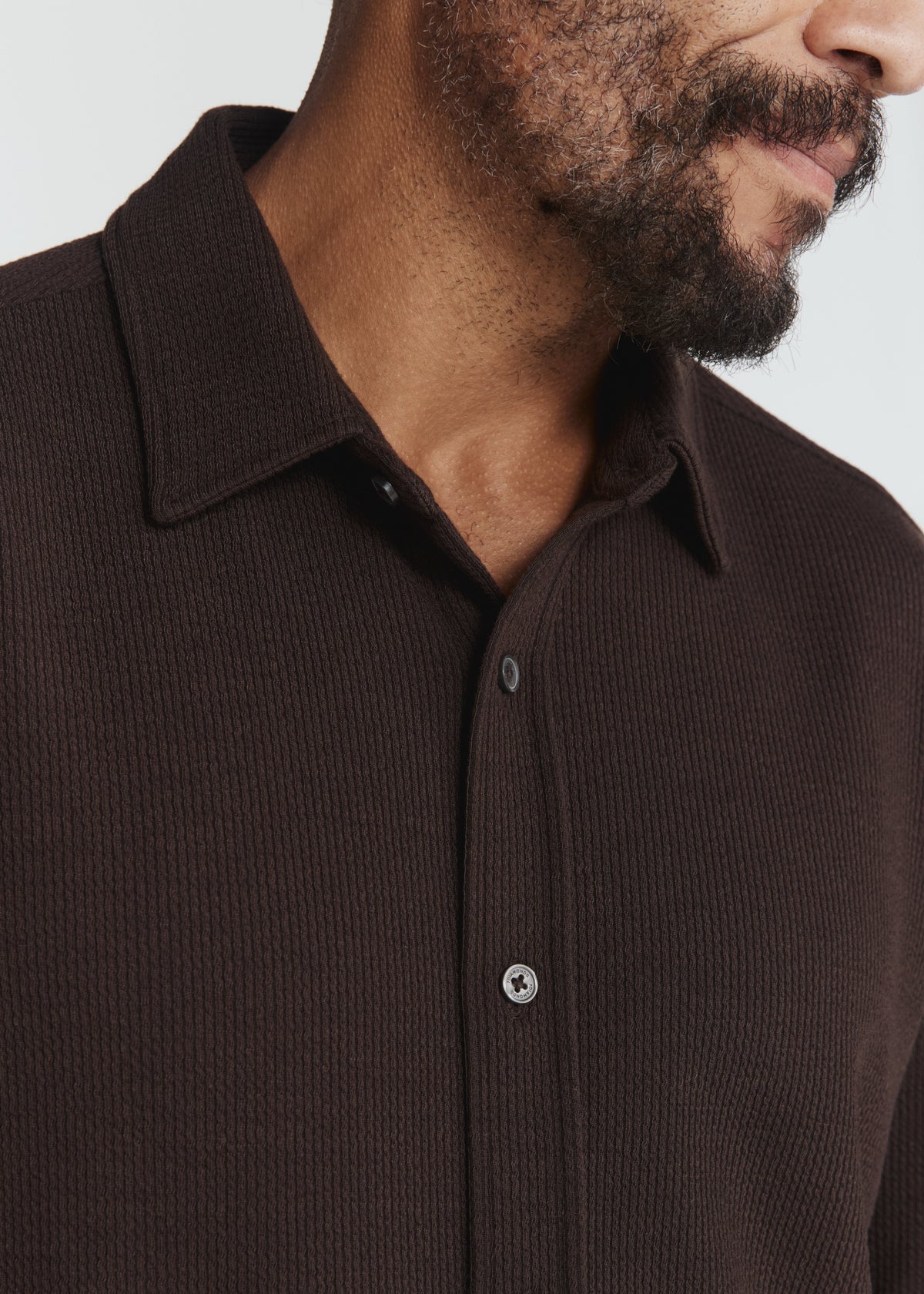 Levine Long Sleeve Shirt Walnut