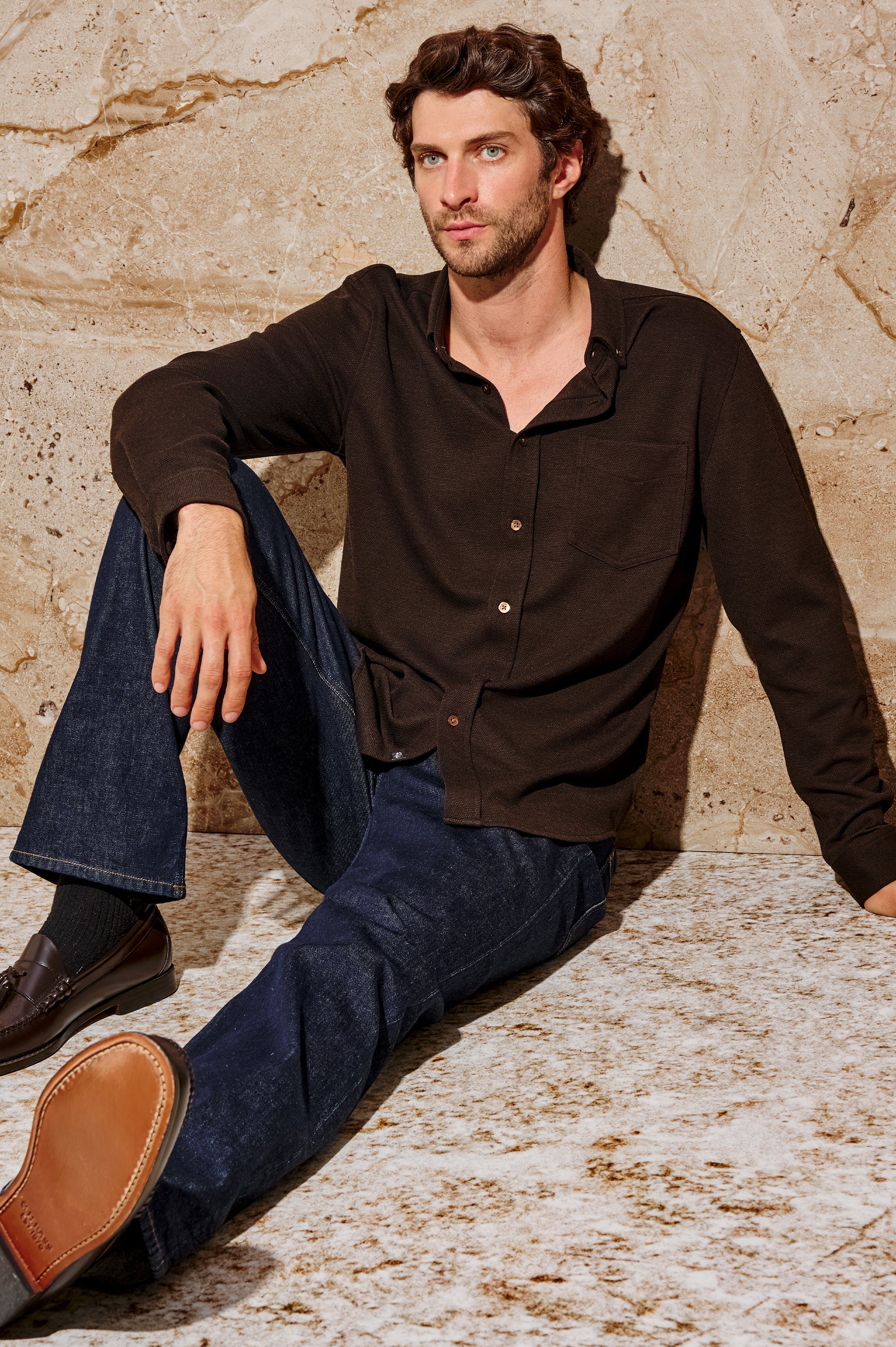 Vincent Shirt Espresso