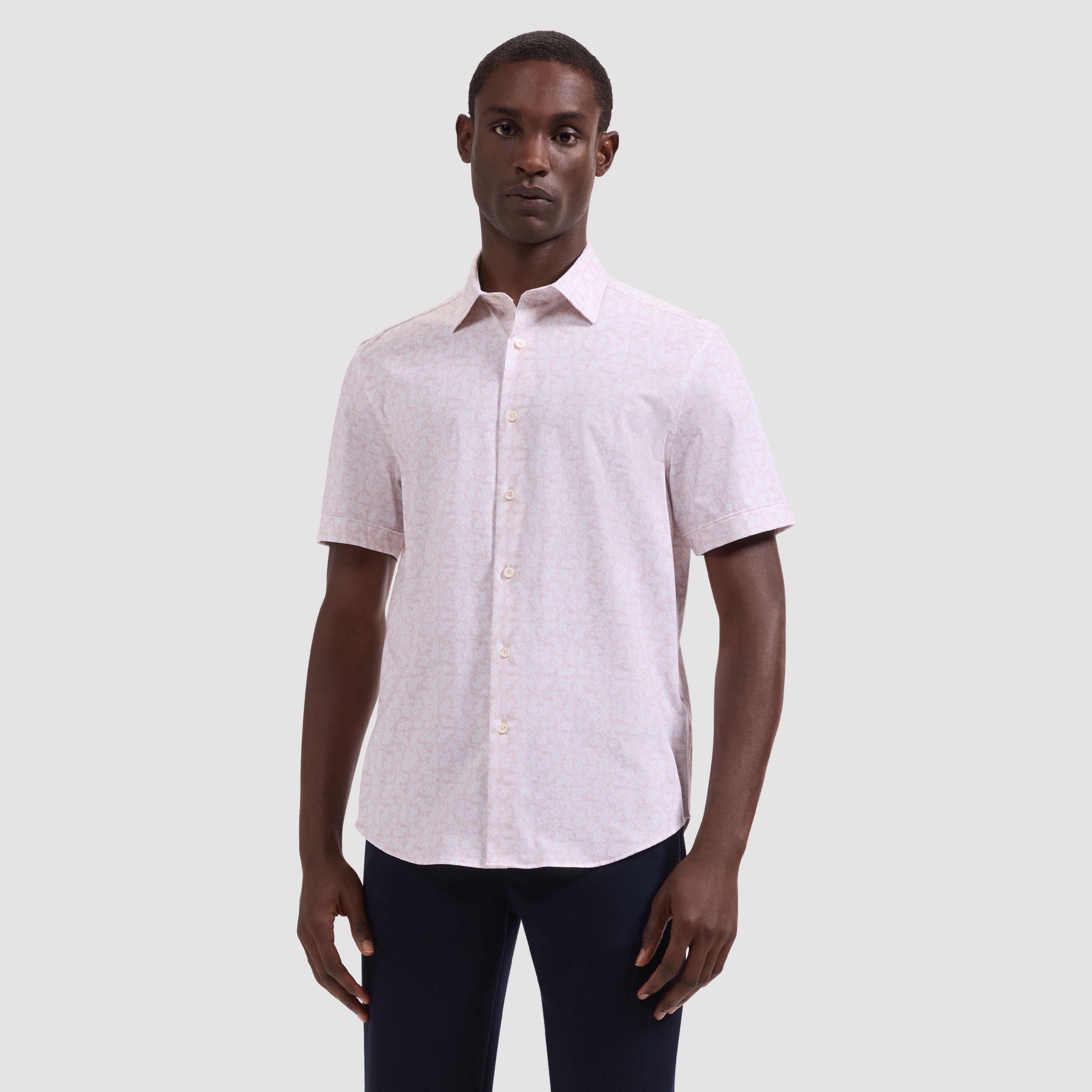 OOOHCotton Miles Short Sleeve Shirt Peach