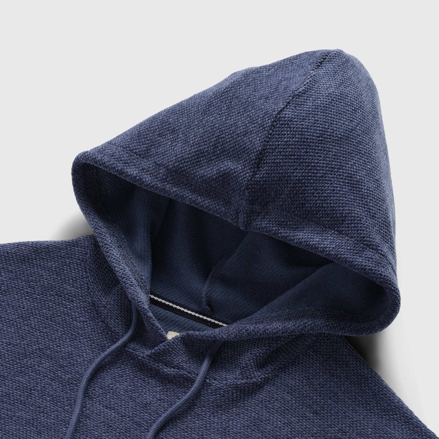 Dave Chenille Popover Hoodie China Blue