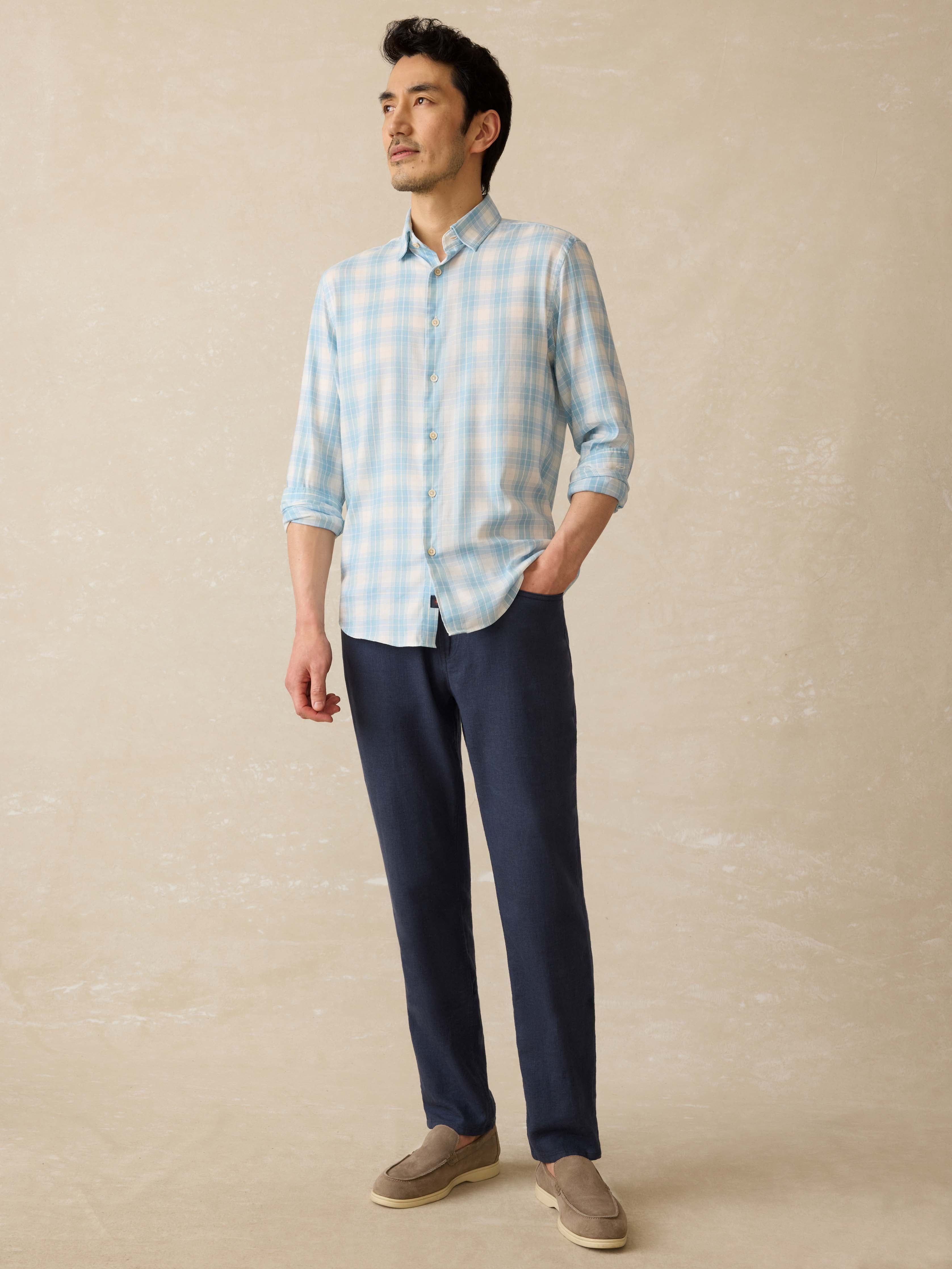 Movement Linen 5-Pocket Pant Deep Sea Navy