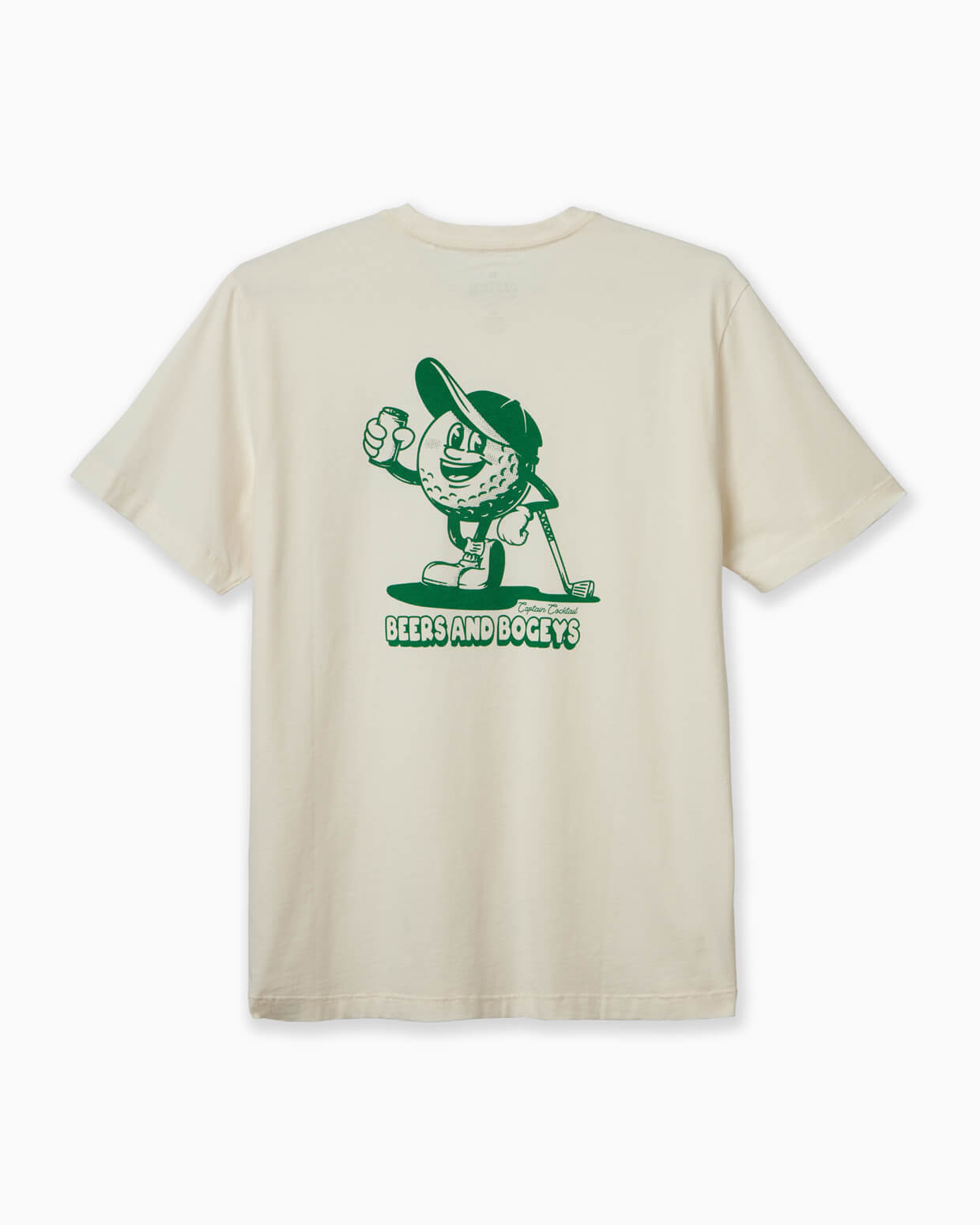 Beer and Bogeys Tee Natural
