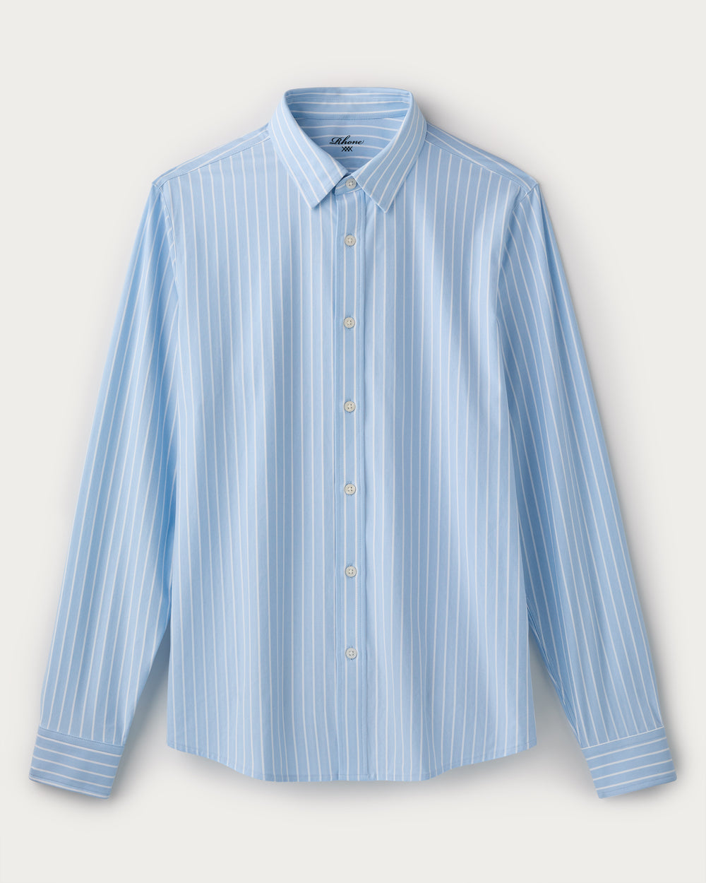 Commuter Pro Cotton Shirt Light Blue Oxford Stripe