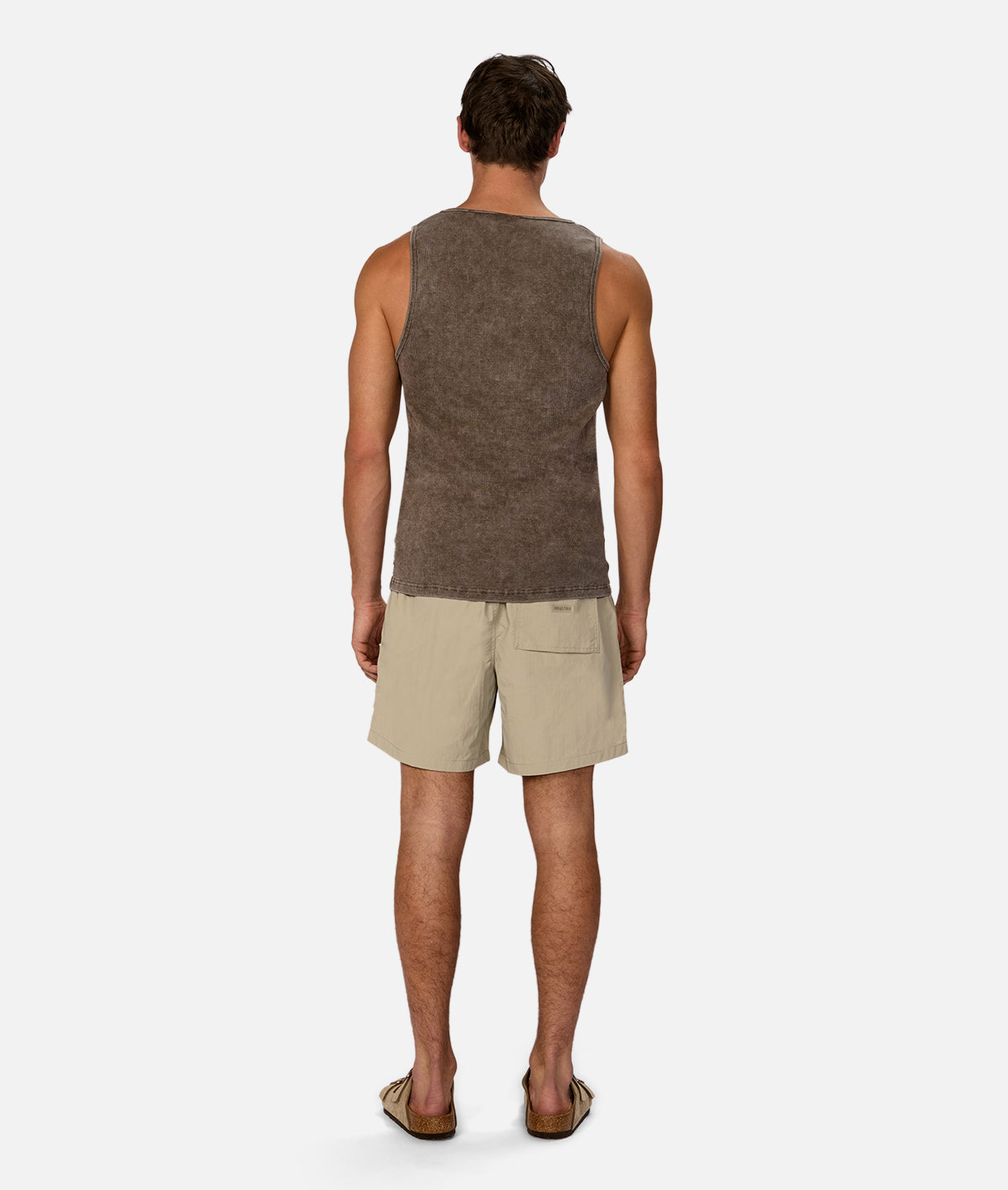 The Washed Brando Ribbed Singlet New Jungle