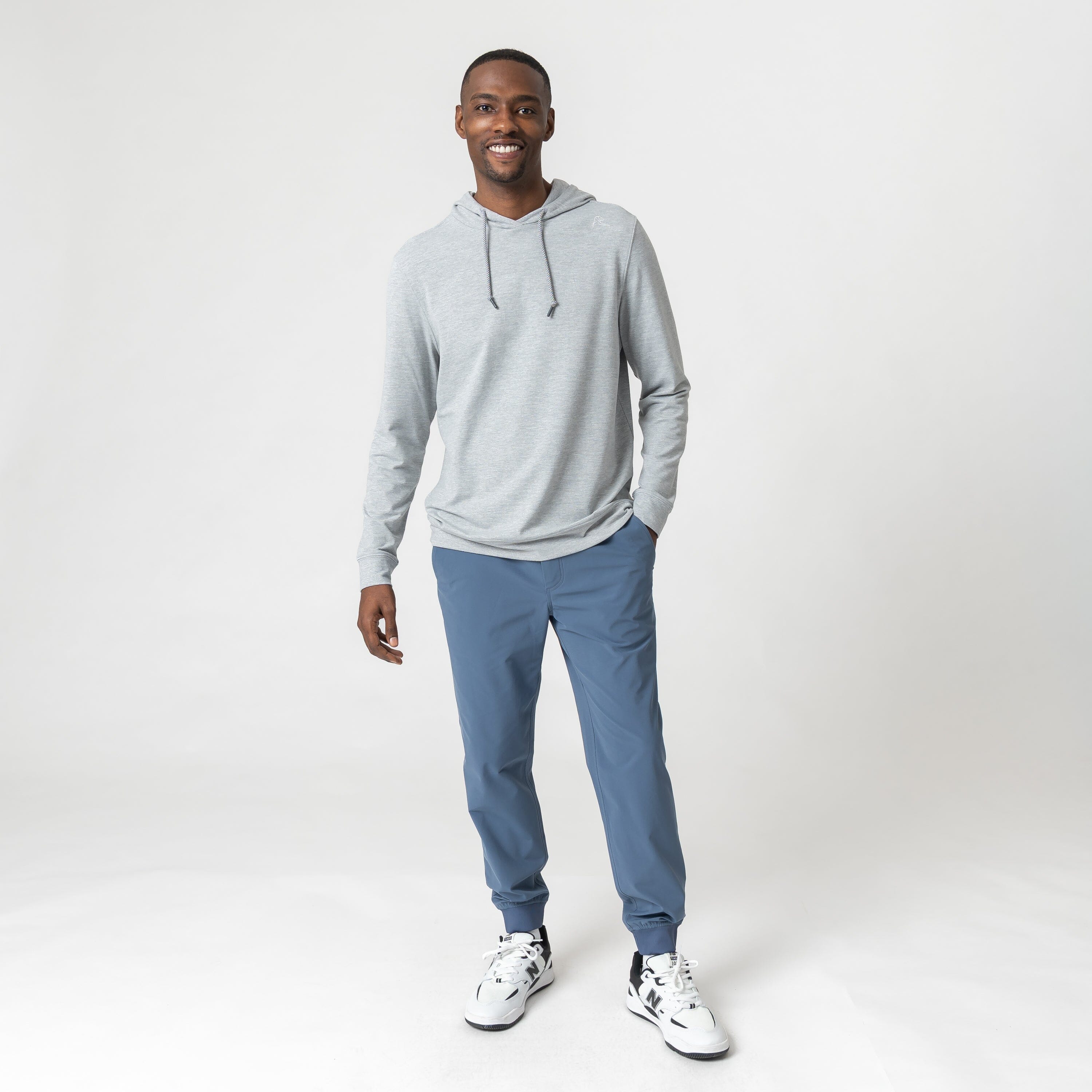 Heather Hesi Hoodie Stainless Steel