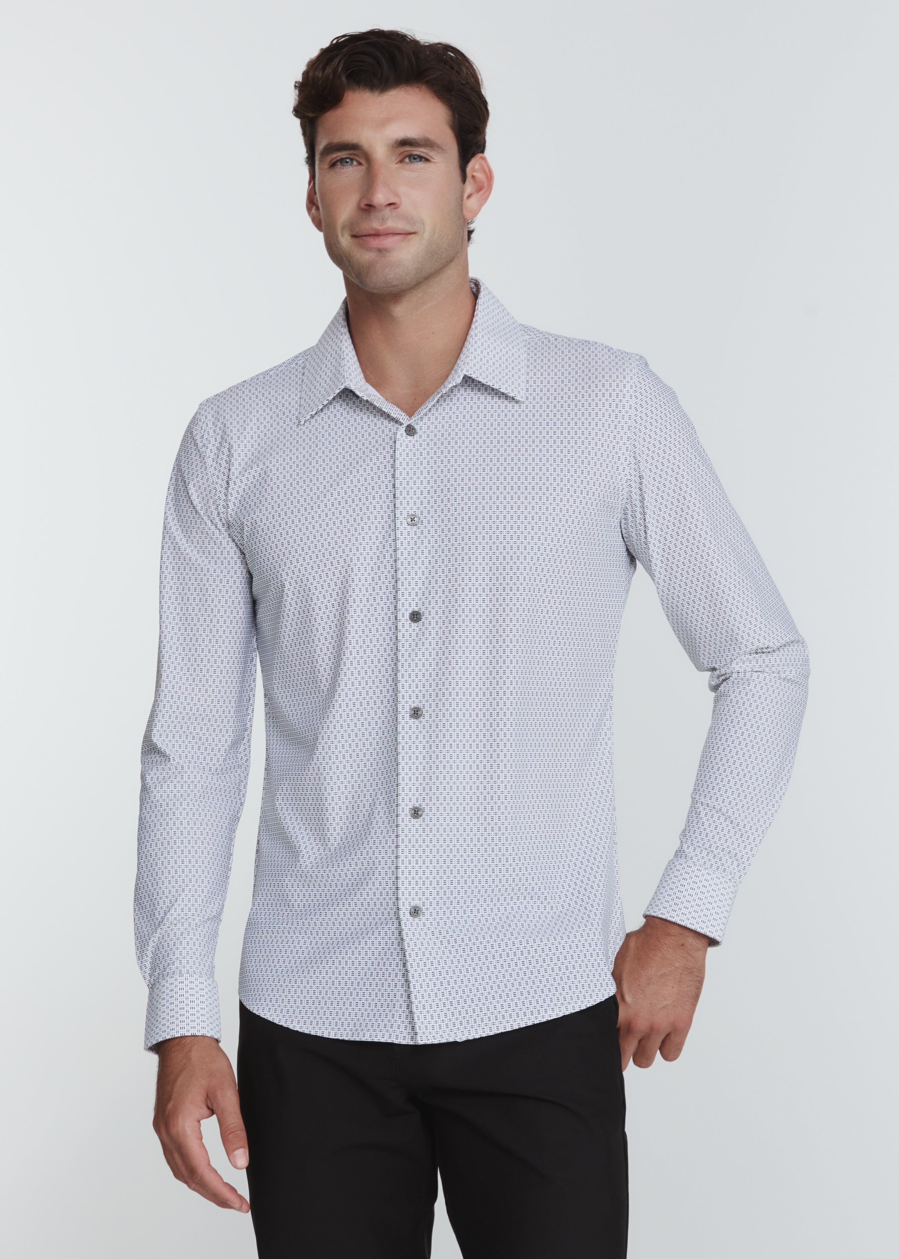 Interlock Long Sleeve Shirt Black